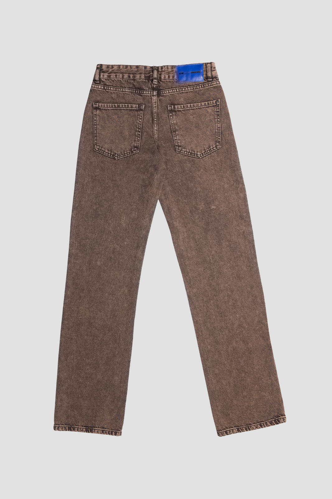 Straight Leg Jeans Chocolate Brown