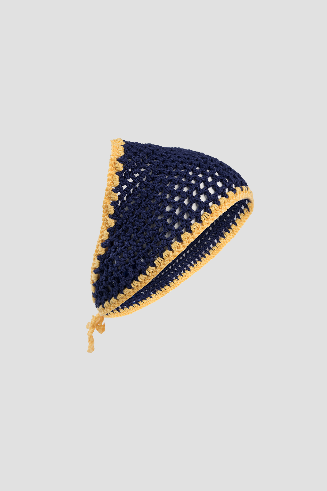 Colorful Crochet Hair Band Yellow & Blue