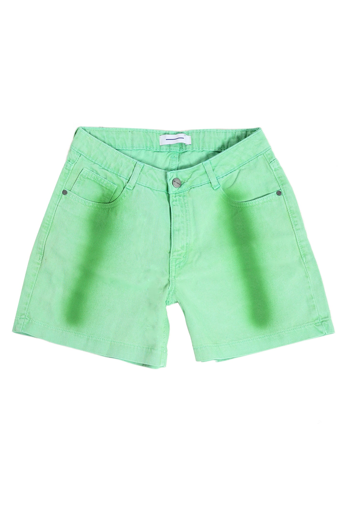 Walk All Over You Sprayed Shorts Green