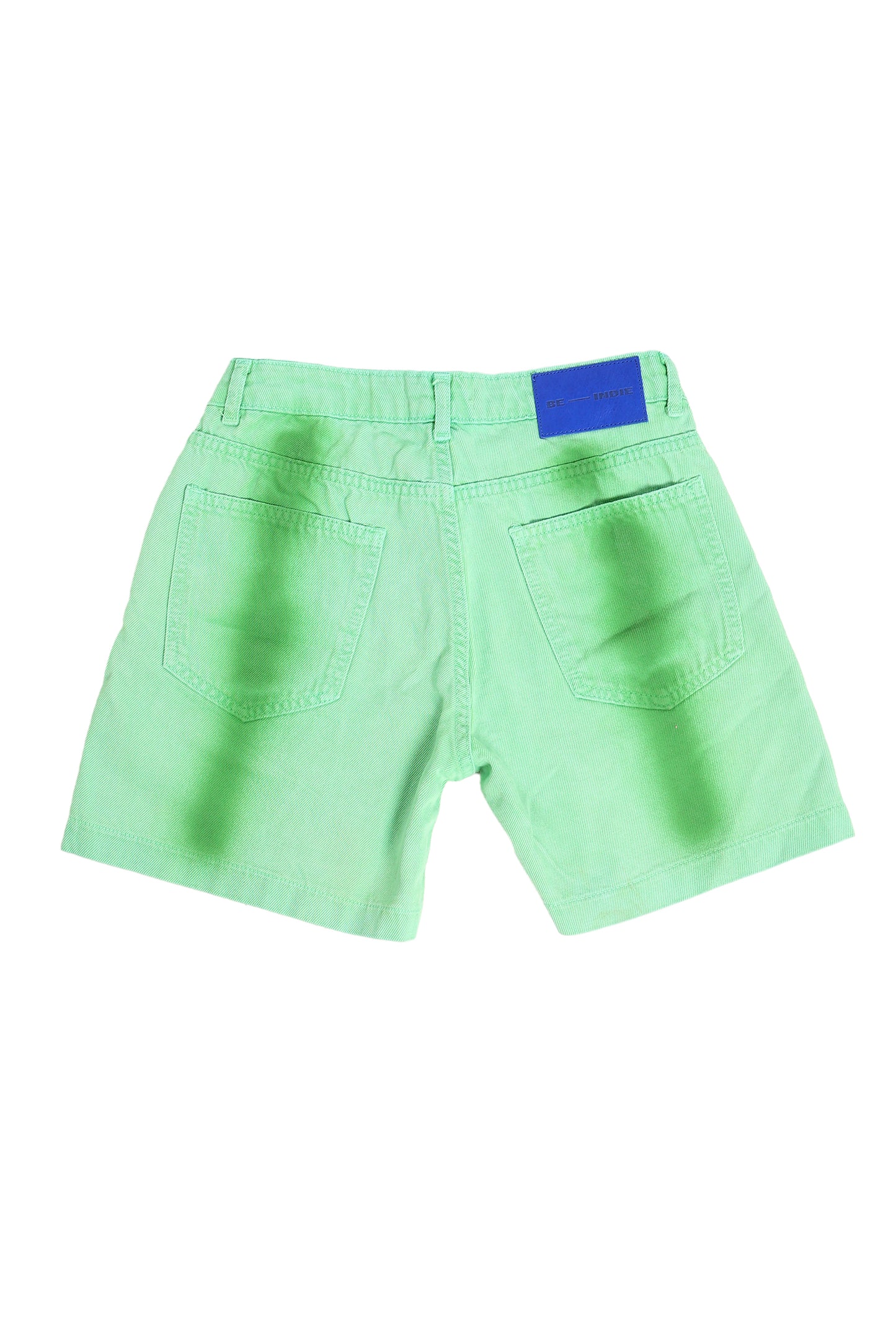 Walk All Over You Sprayed Shorts Green