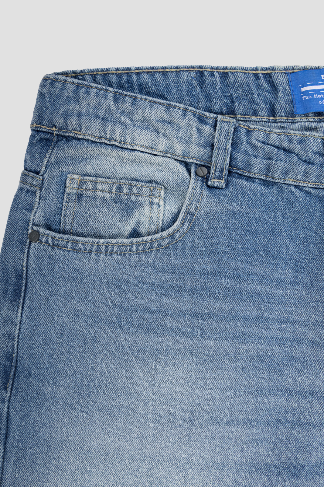 Straight Leg Jeans Blue