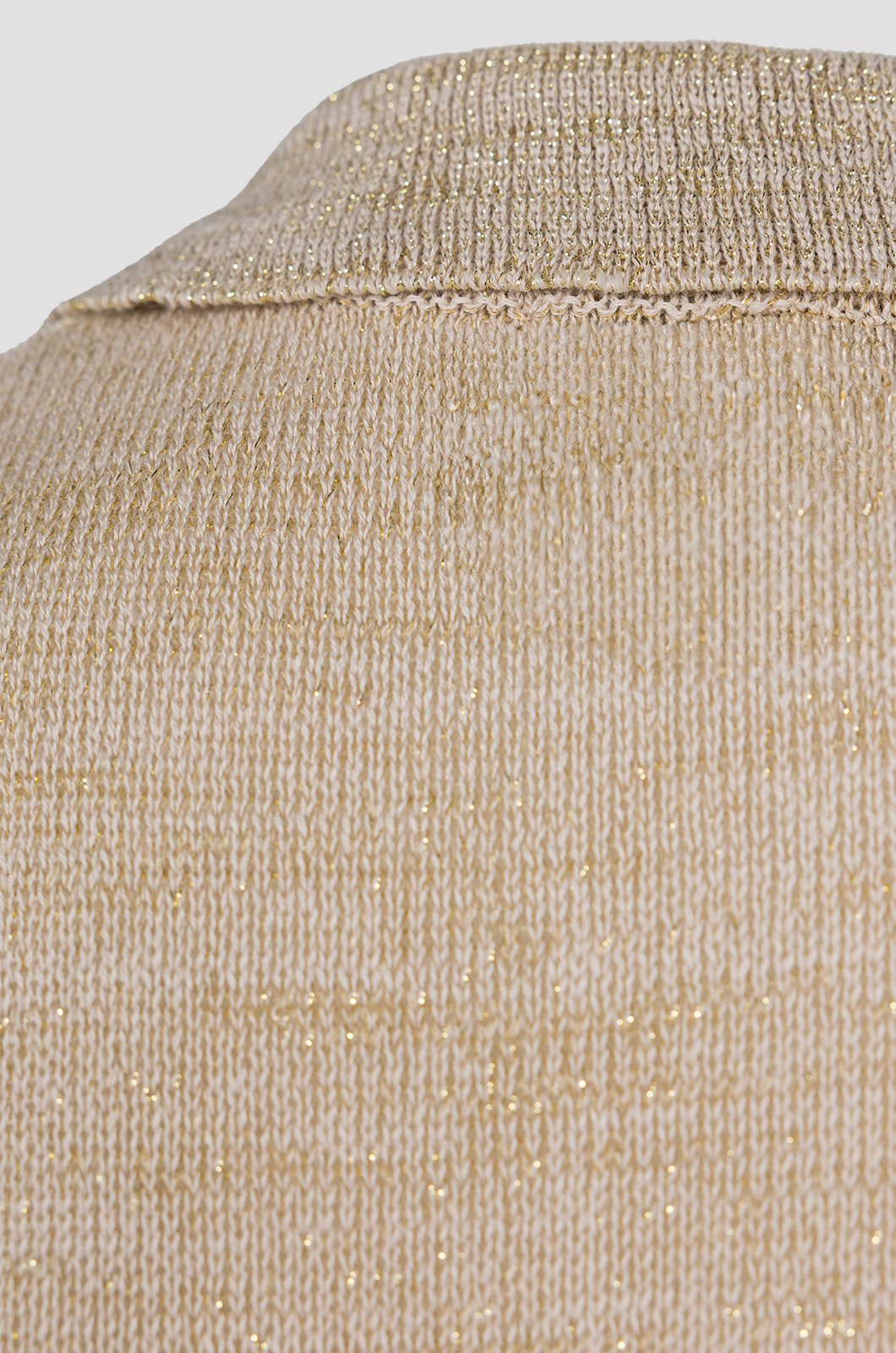 Lurex Shirt Beige