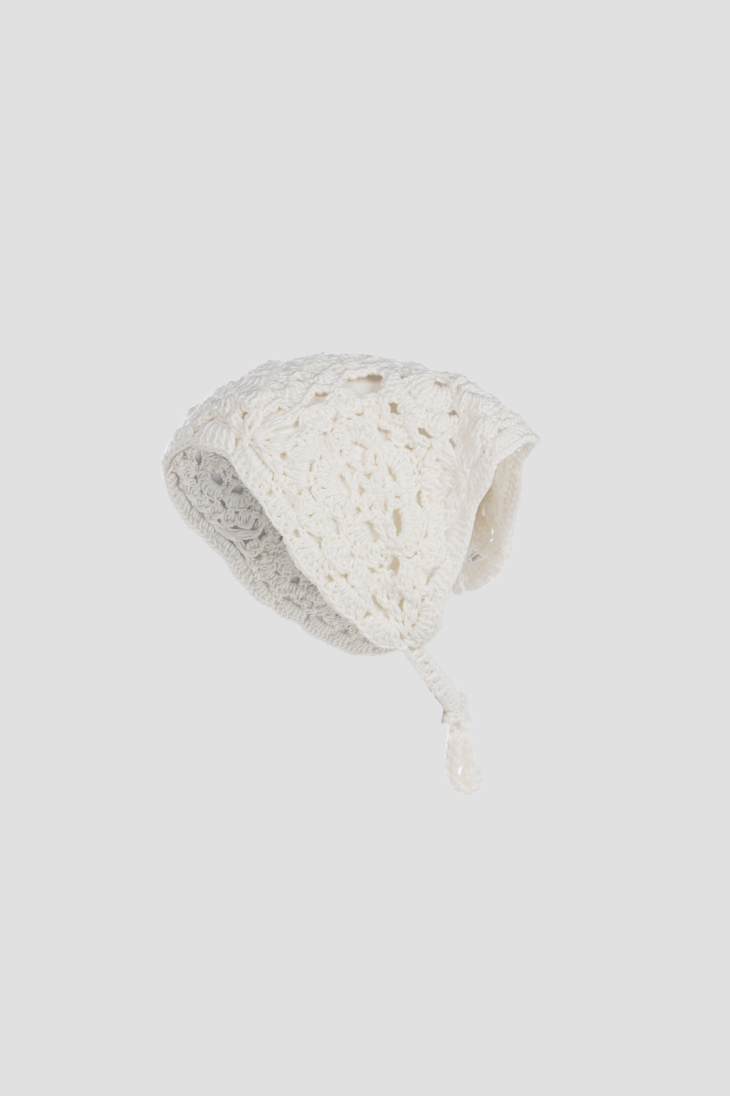 Plain Crochet Scarf Offwhite