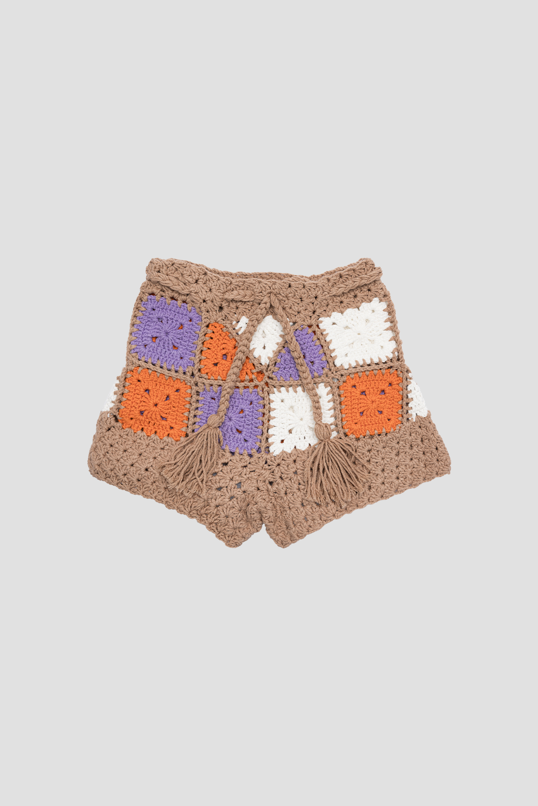 Crochet Shorts Orange