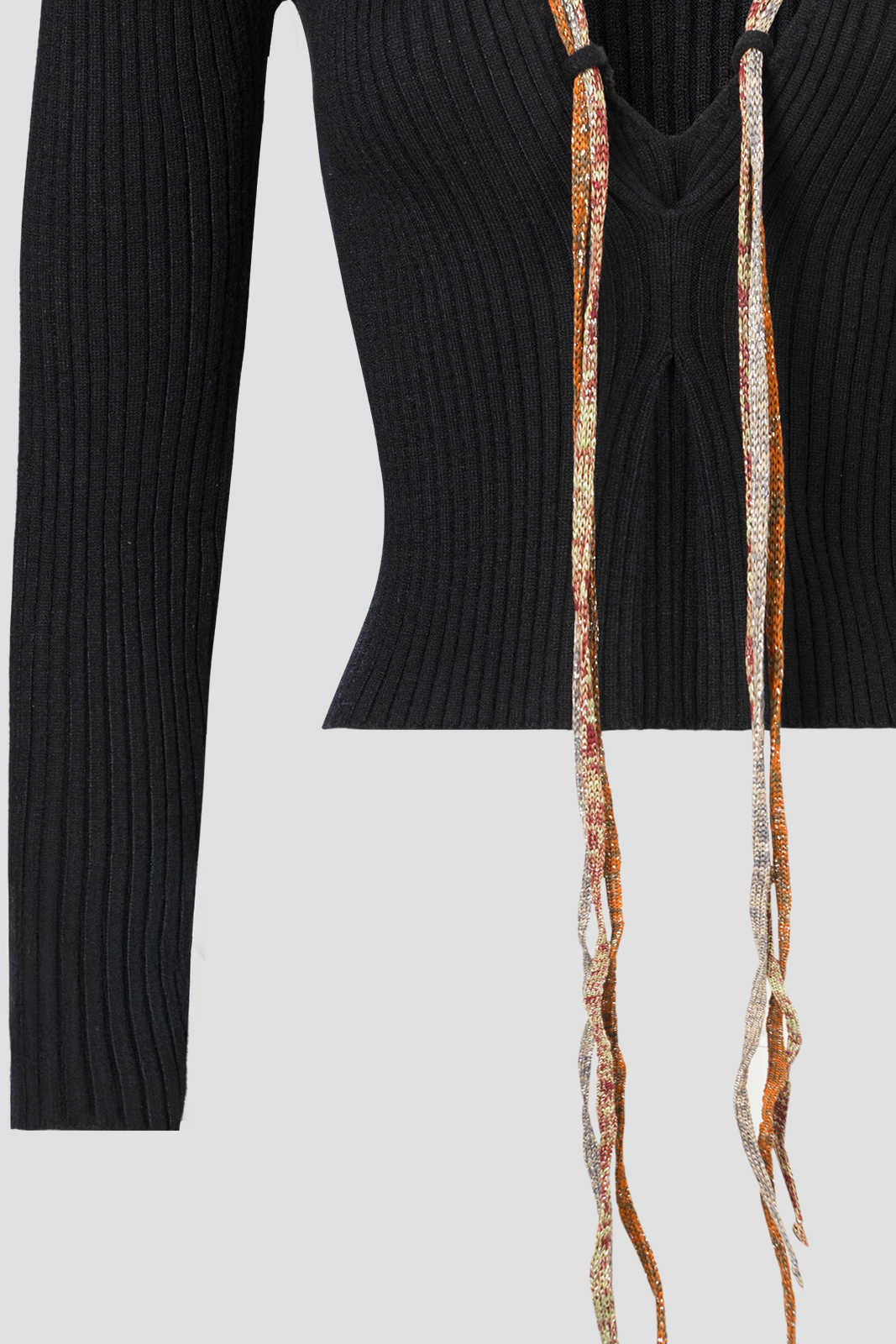 Laces Sweater Black