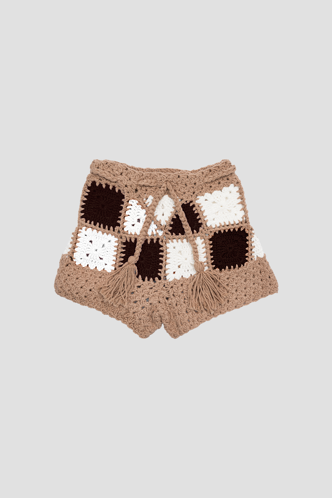 Crochet Shorts Brown