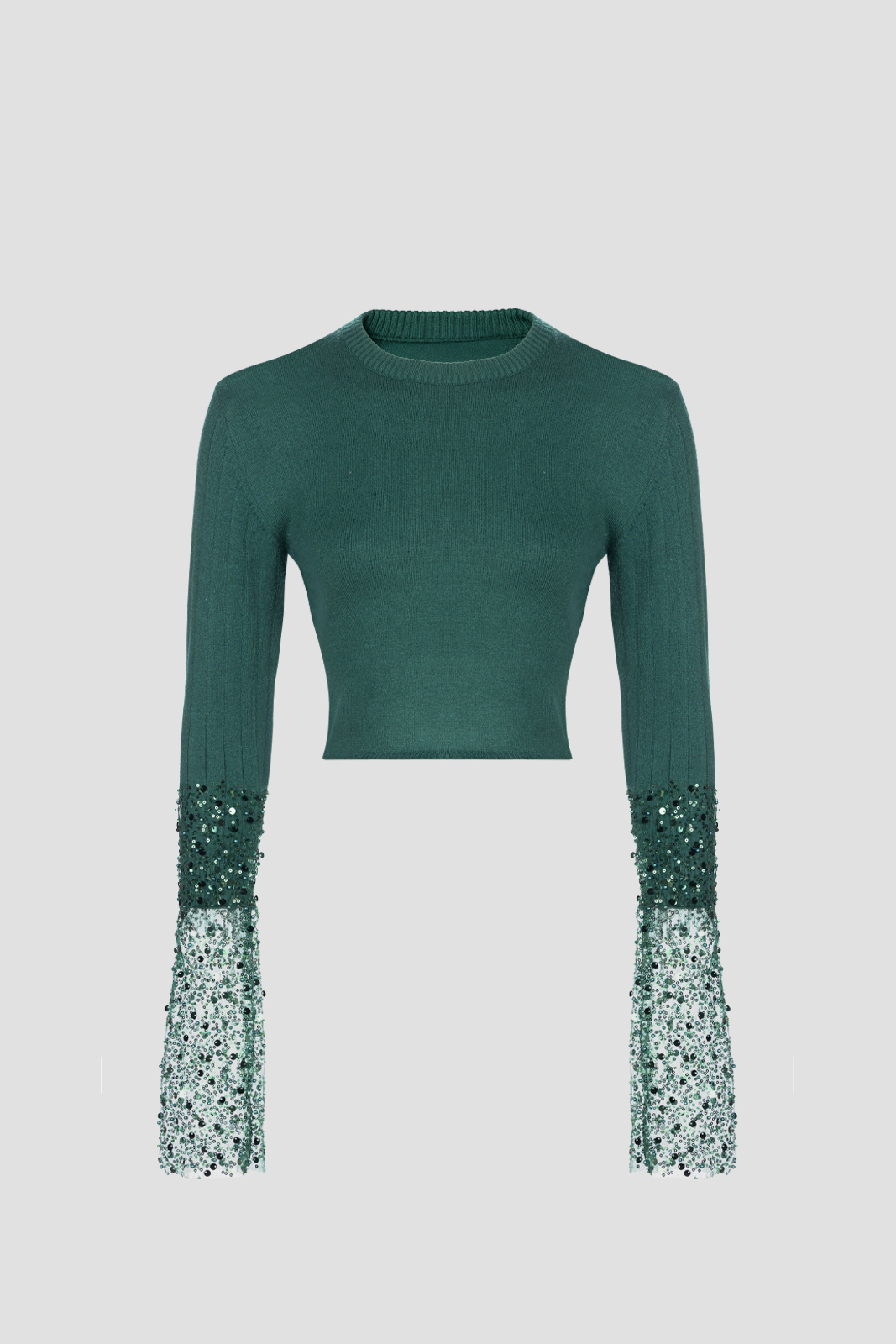 All that Glitters Knit Green