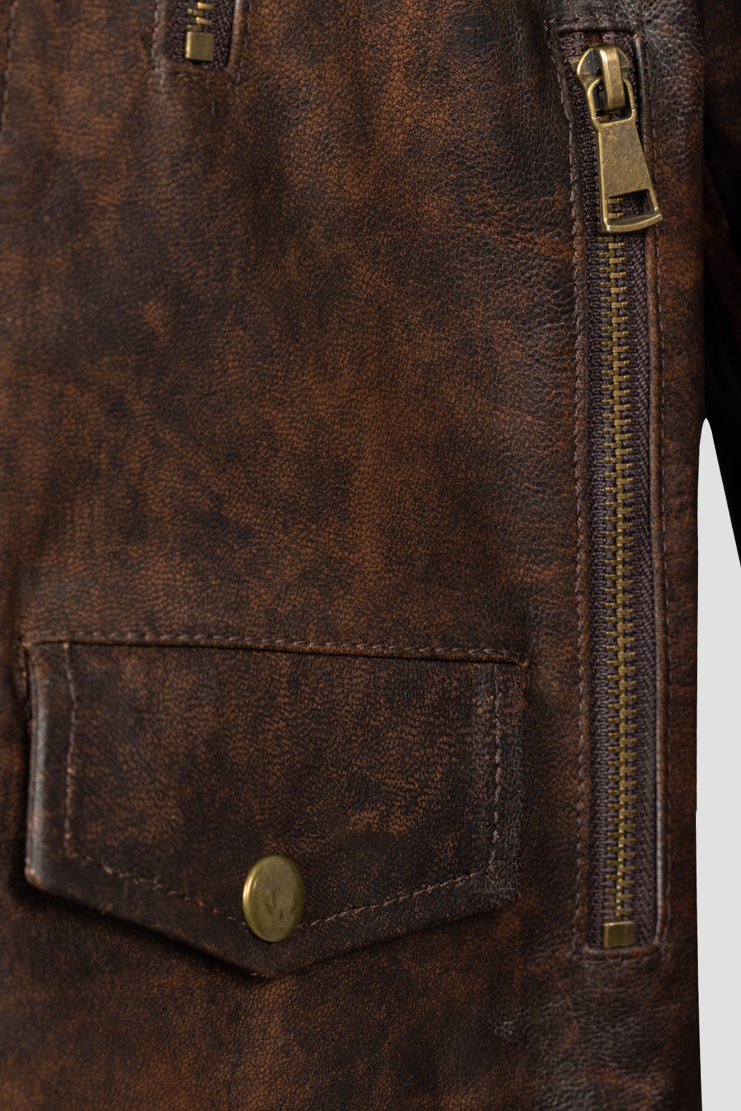 Leather Jacket Brown