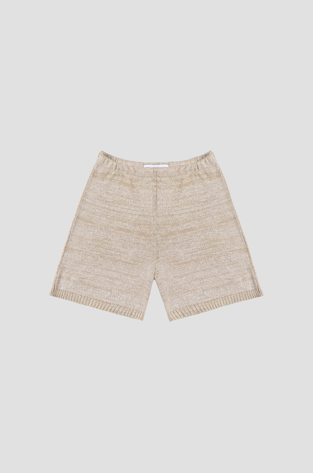 Lurex Shorts Beige