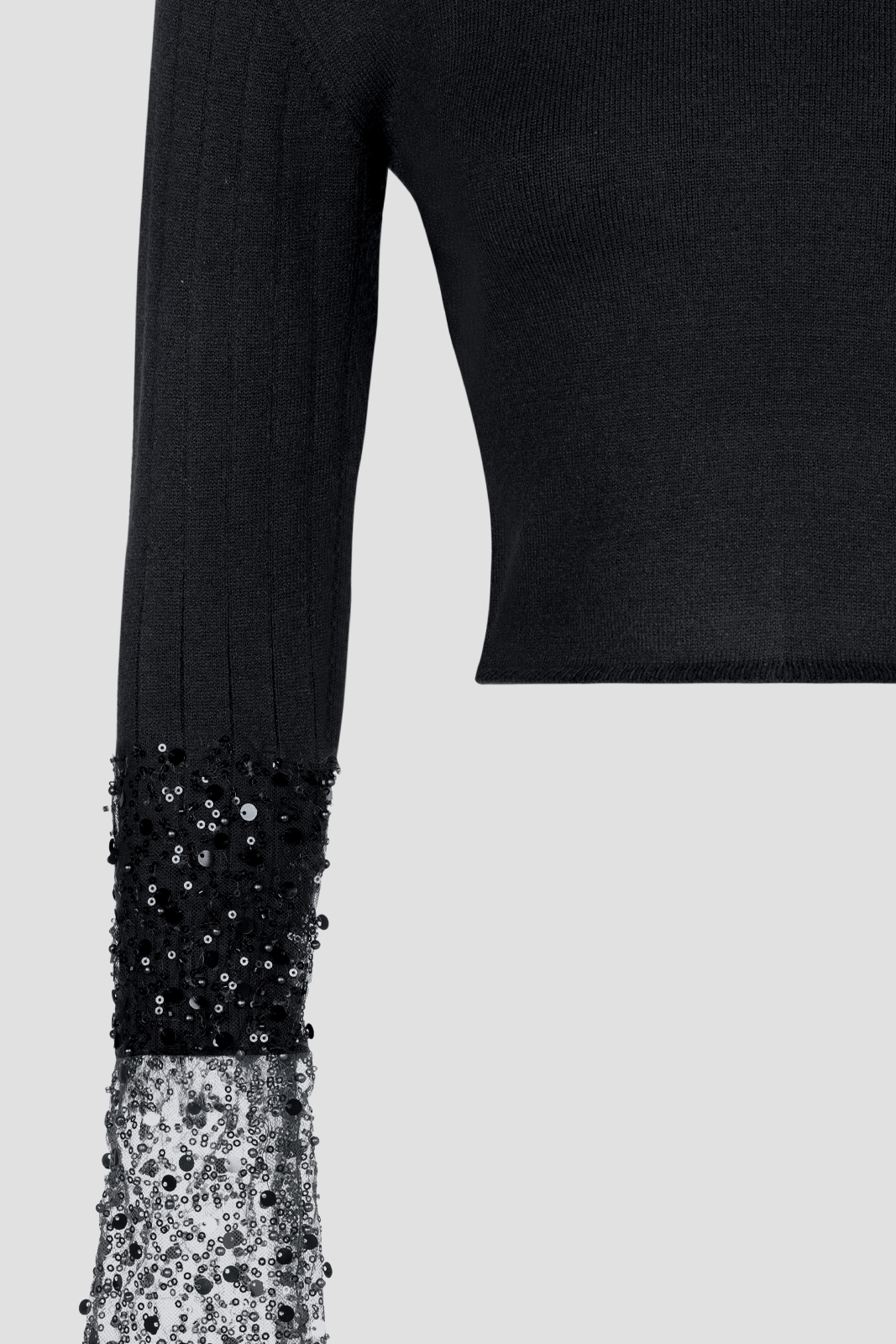 All that Glitters Knit Black