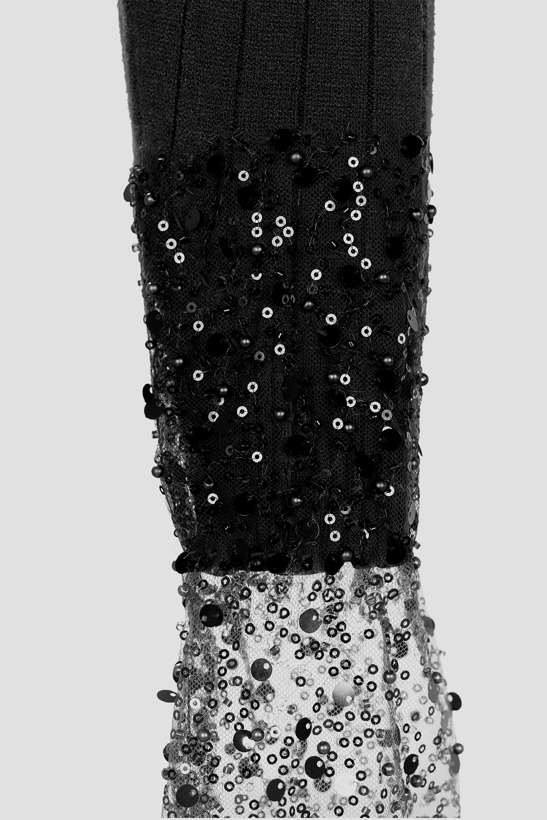 All that Glitters Knit Black