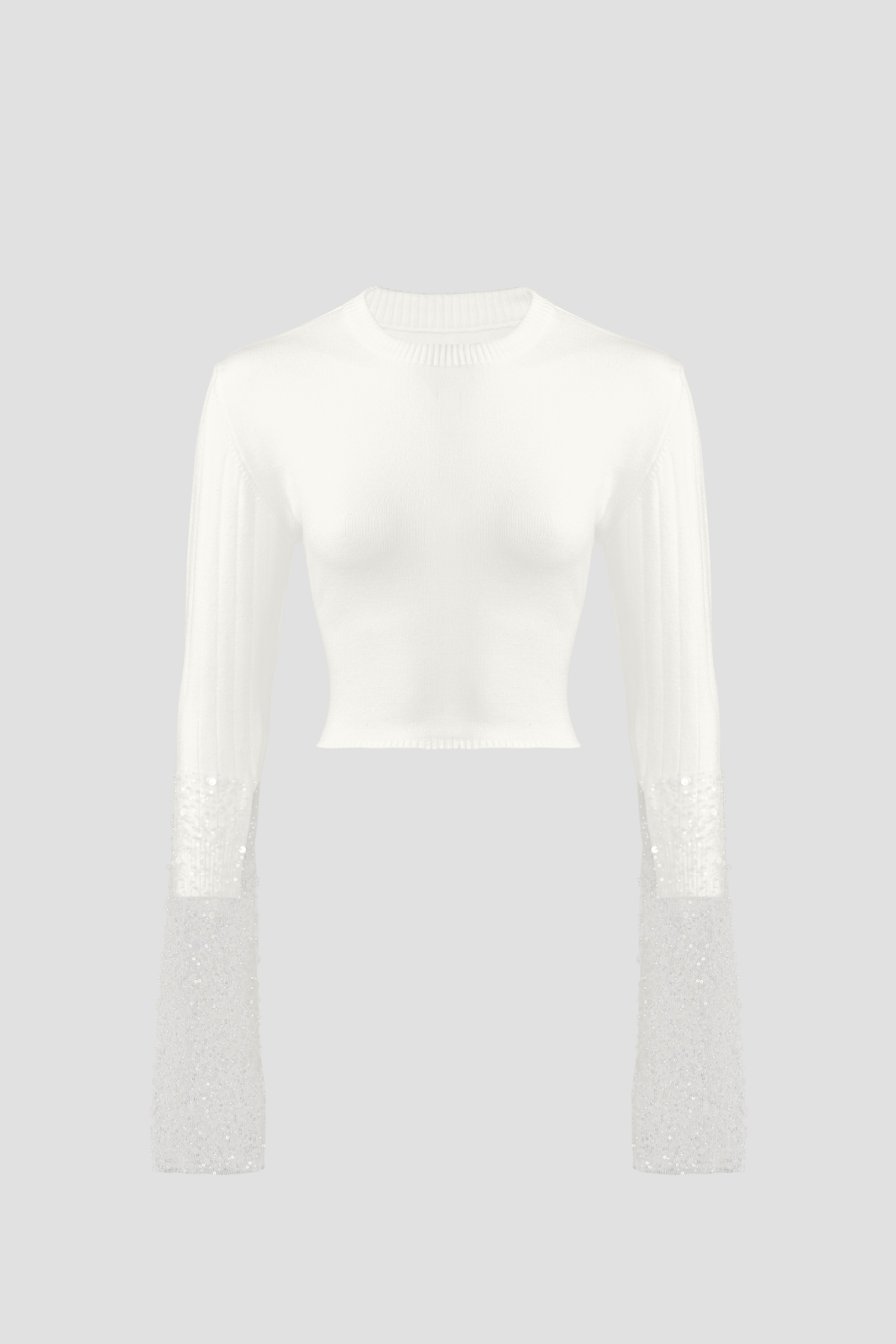 All that Glitters Knit White