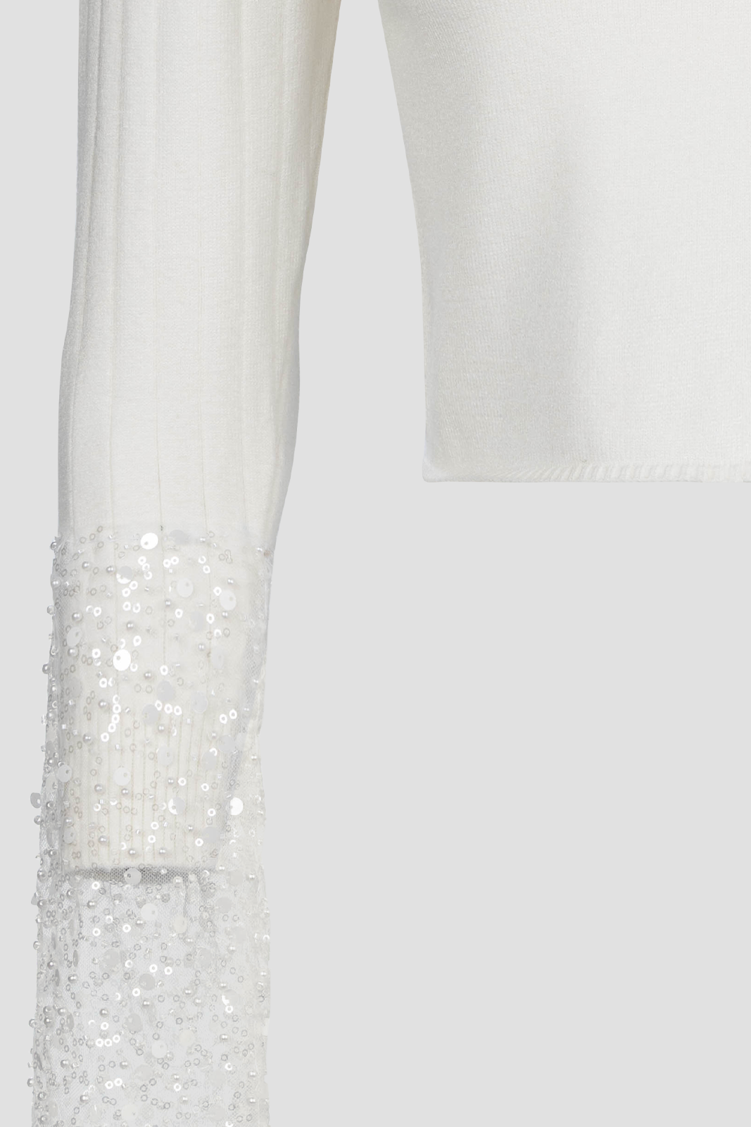 All that Glitters Knit White