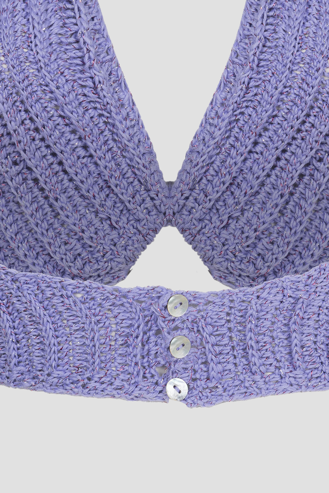 Crochet Bralette Purple