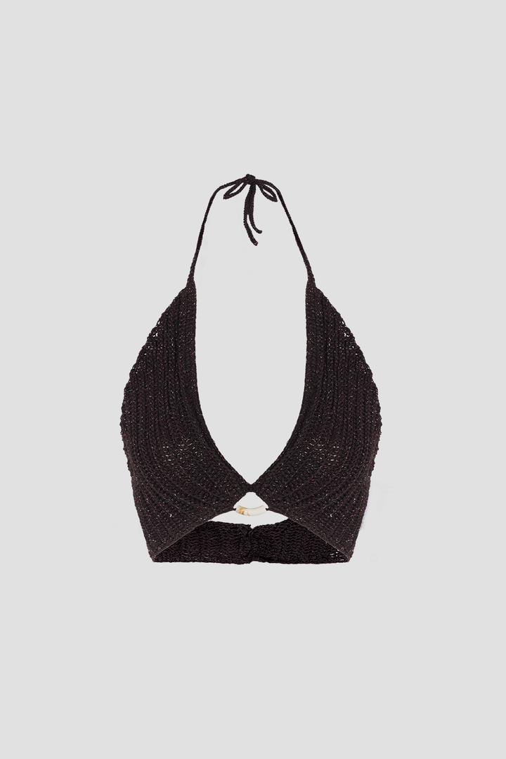 Crochet Bralette Brown
