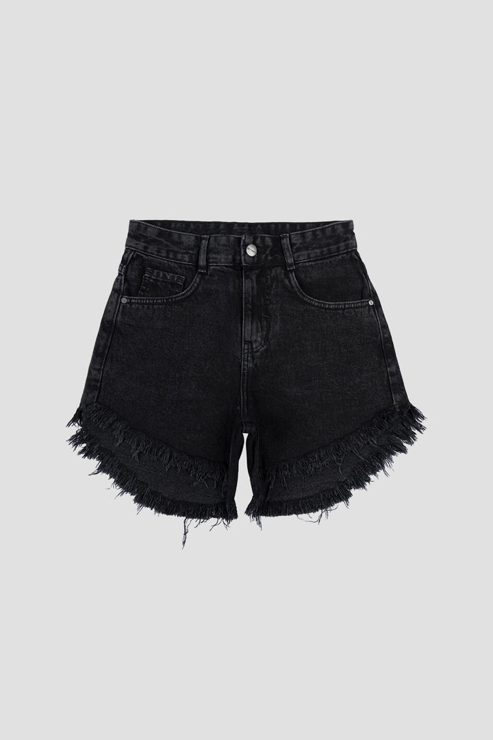 Signature Fluffy Shorts Black