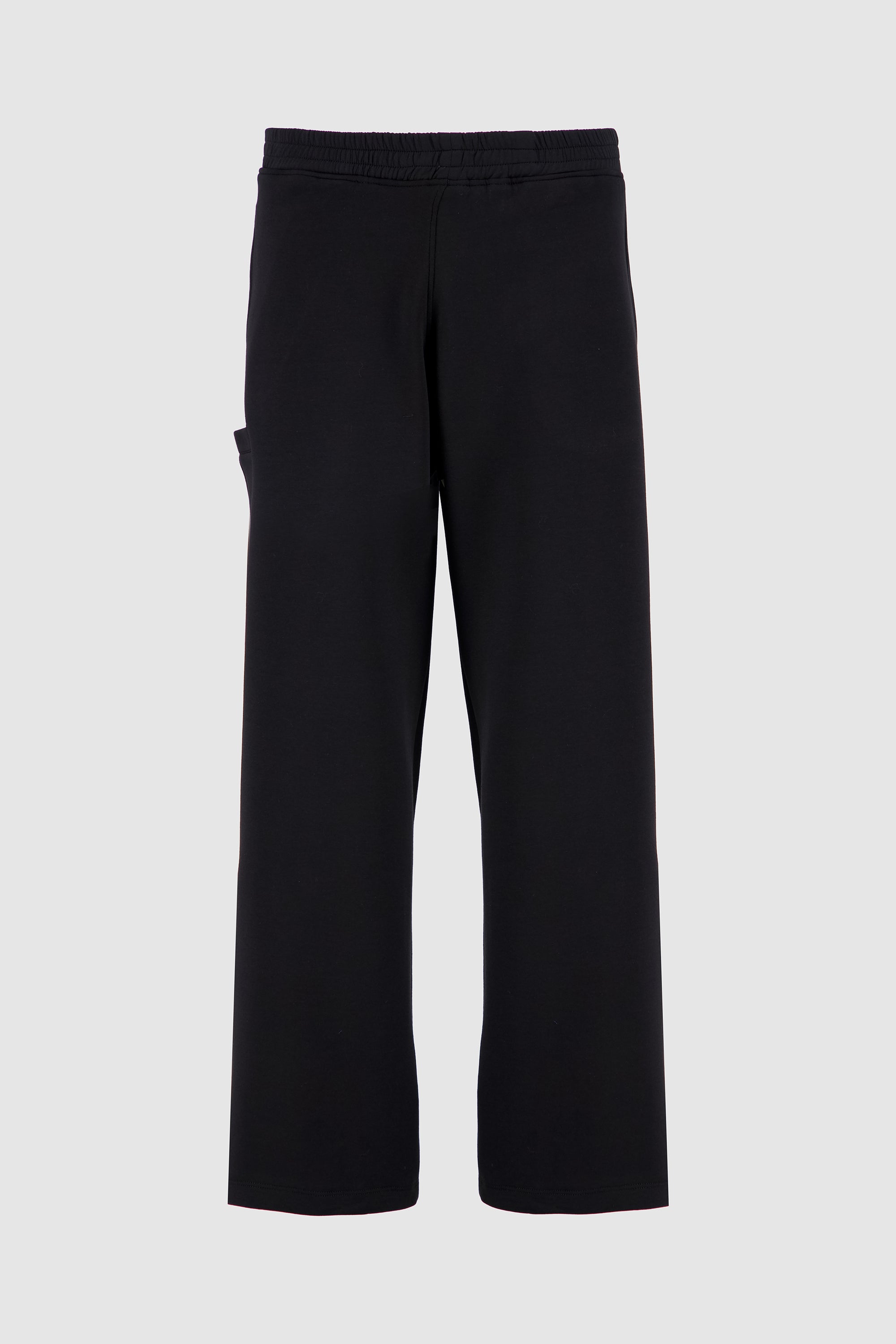 Basic Interlock Sweatpants -Black