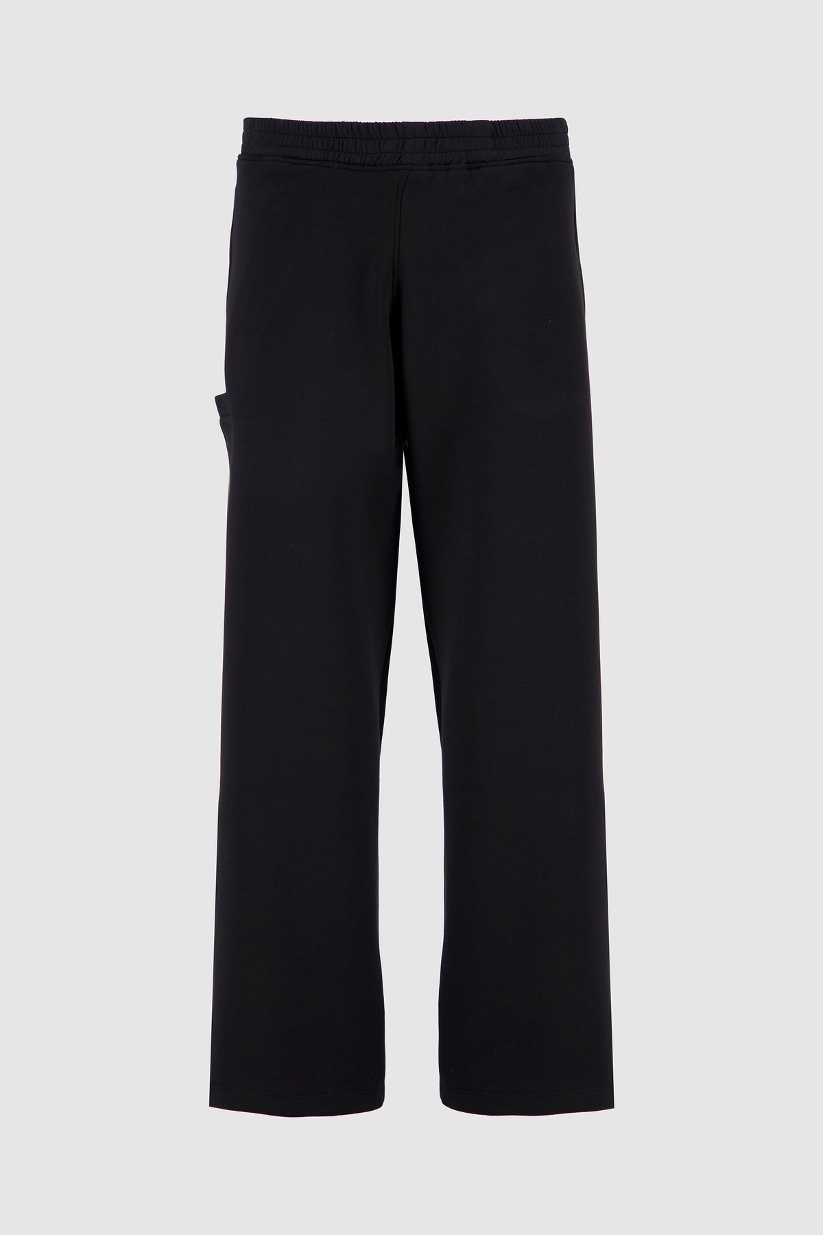 Basic Interlock Sweatpants -Black
