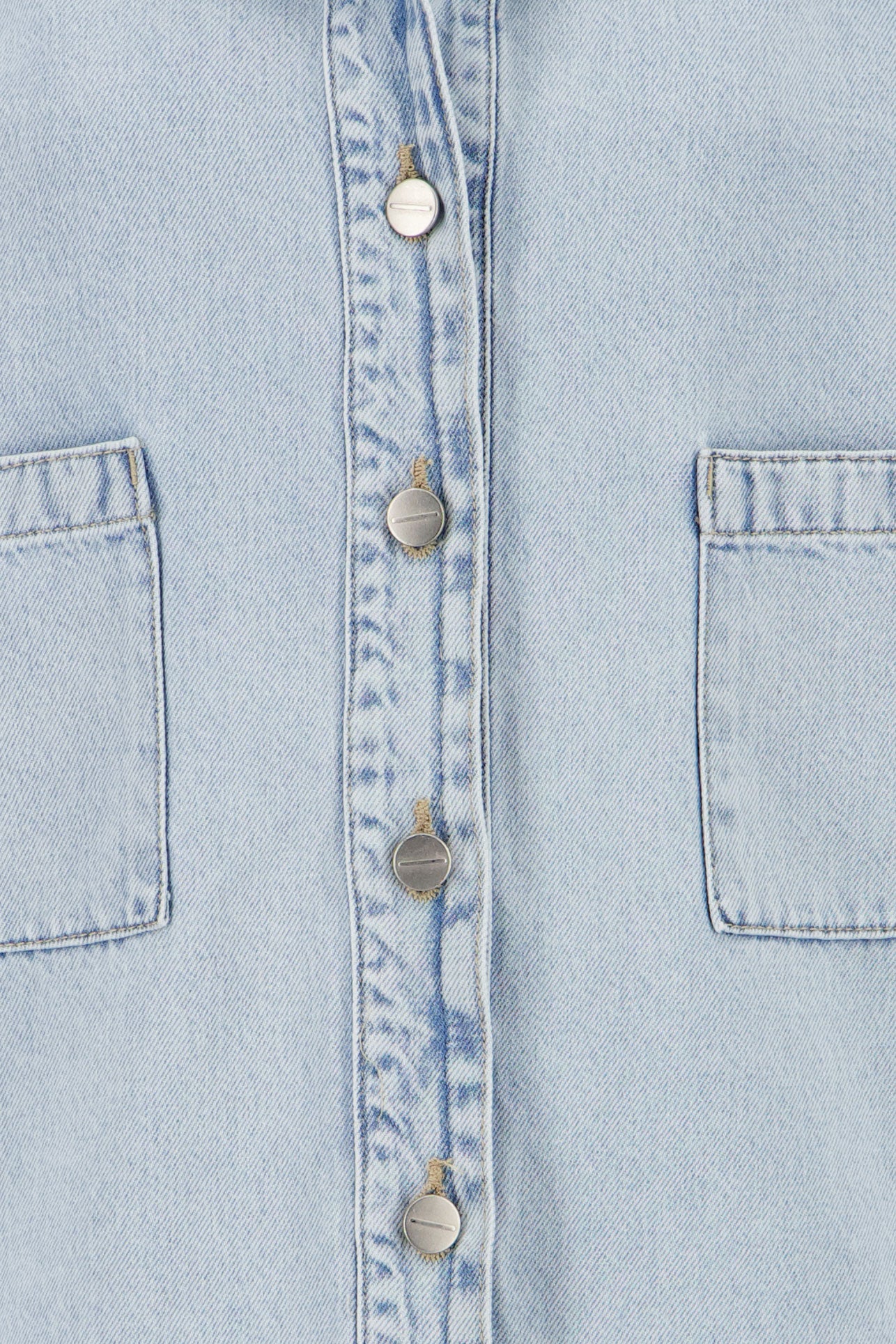 Rolled Up Shirt -Sky Blue
