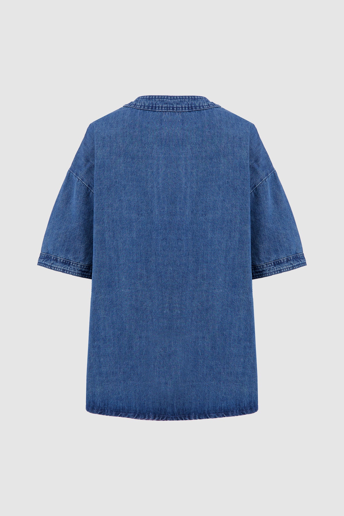 Baseball Shirt -Medium Stone Blue