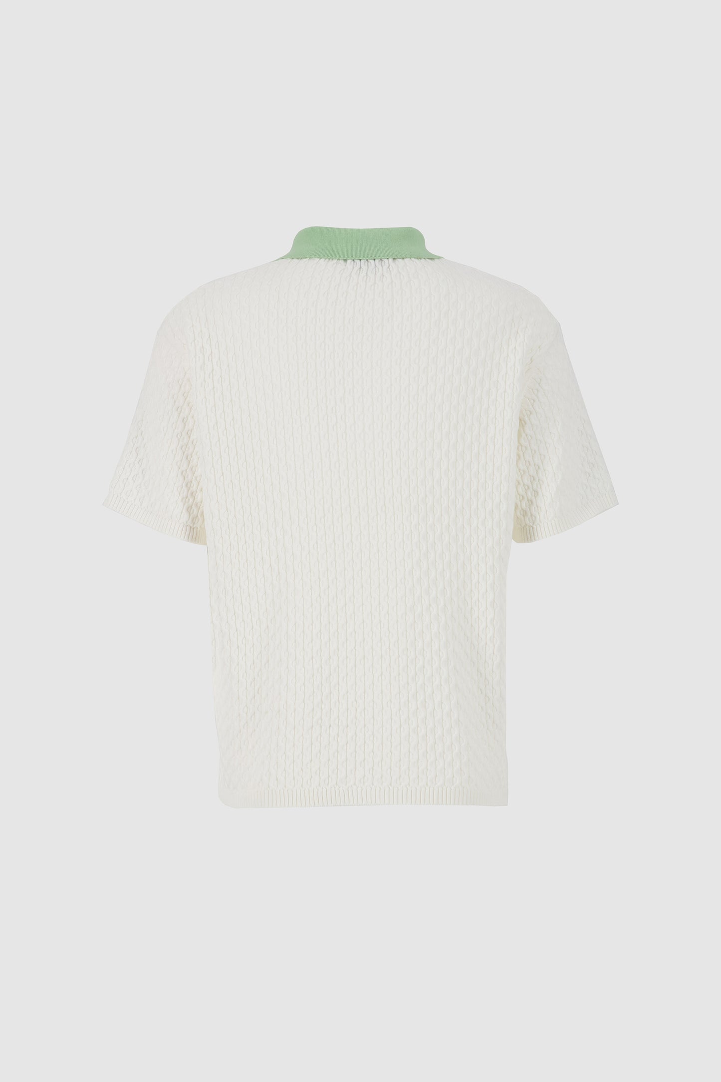B-Hive Polo -Off White X Pistachio