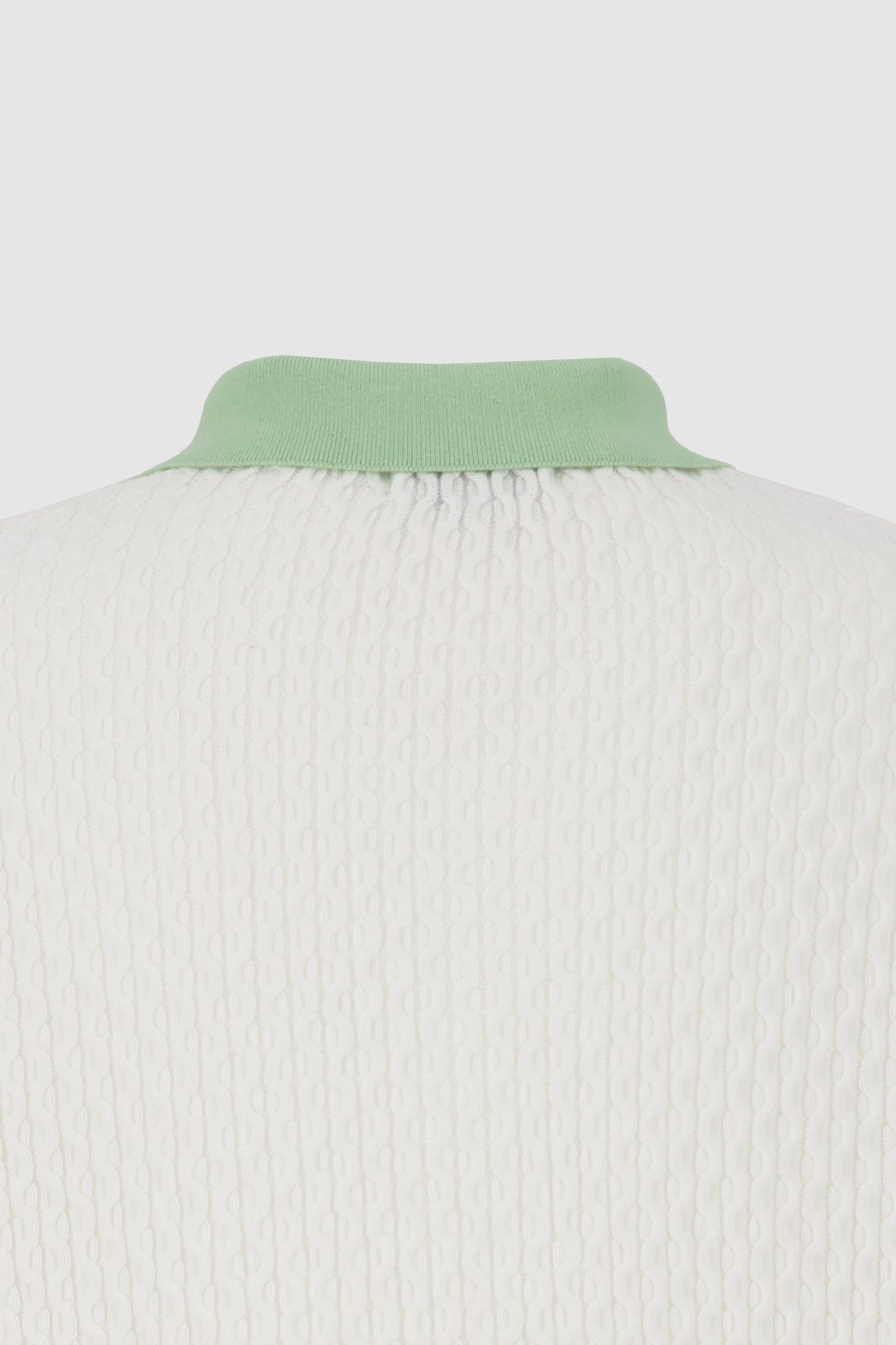 B-Hive Polo -Off White X Pistachio