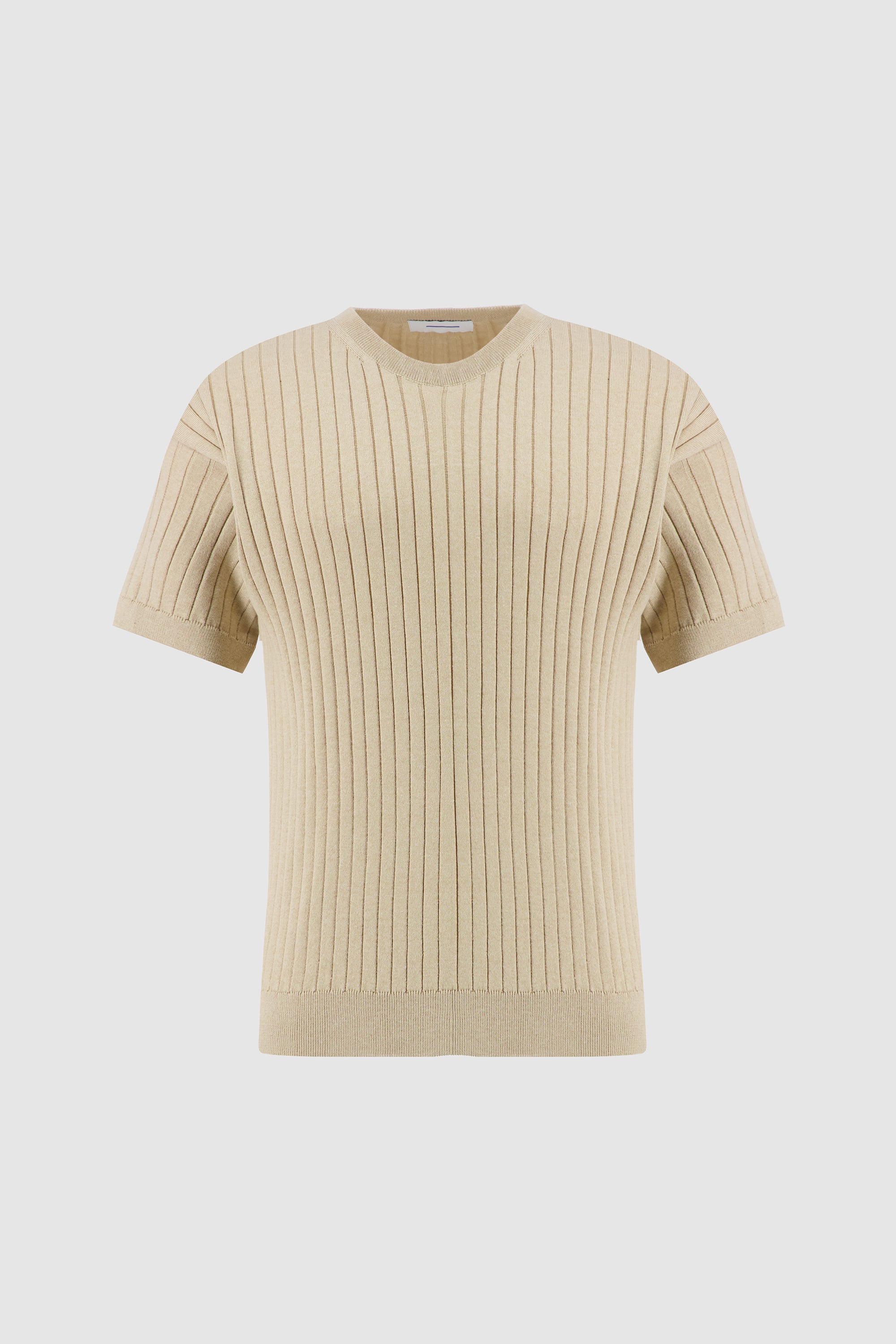 Knit Crewneck -Beige