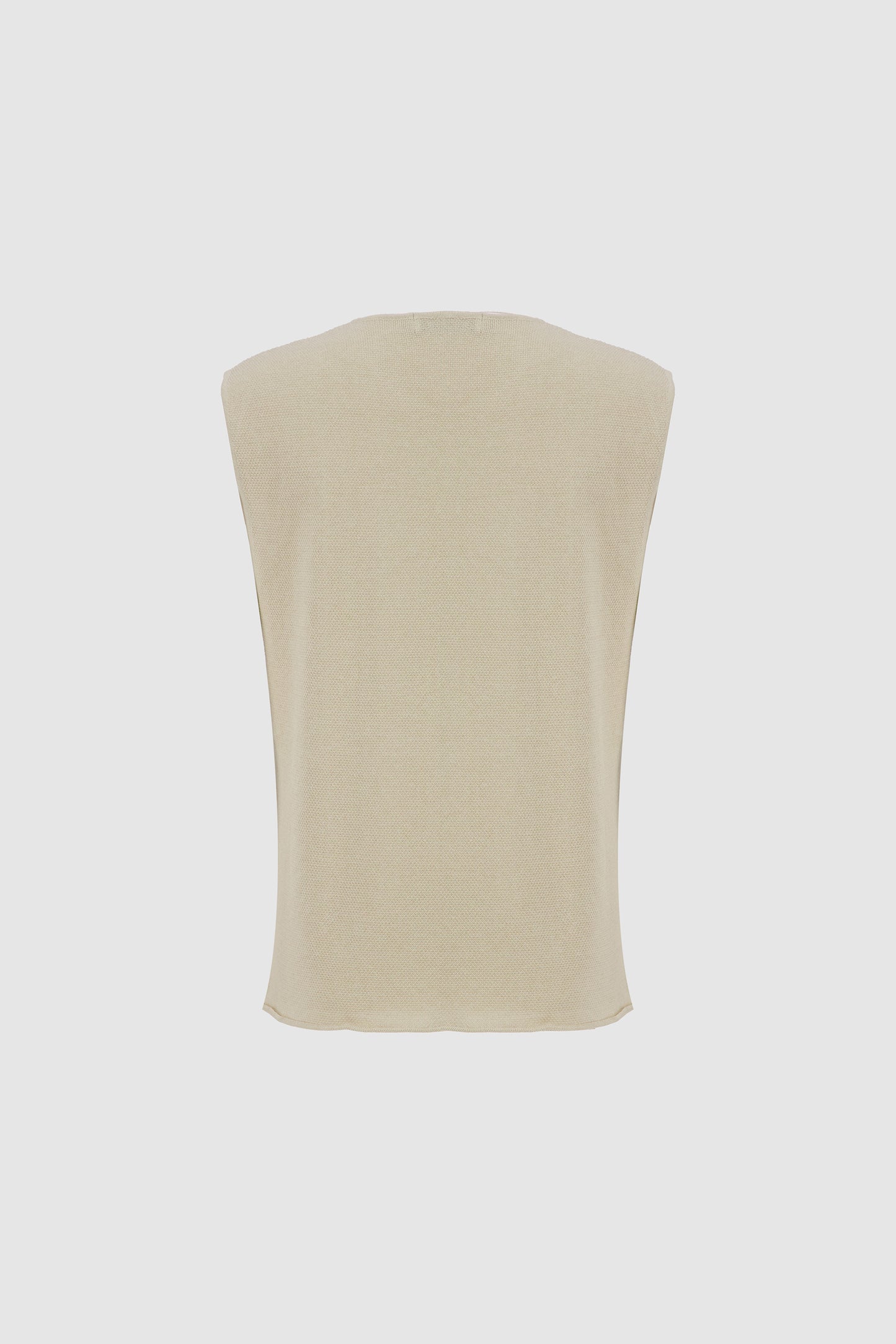 Knit Tank -Beige
