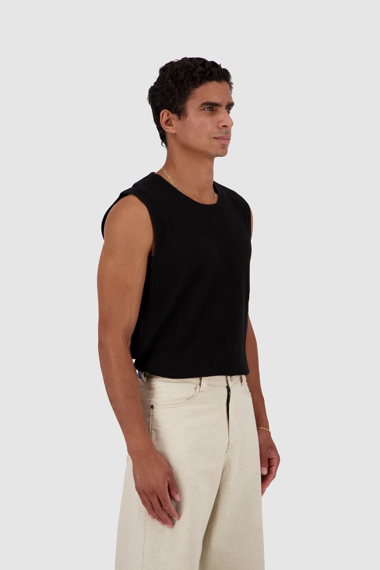Knit Tank -Black