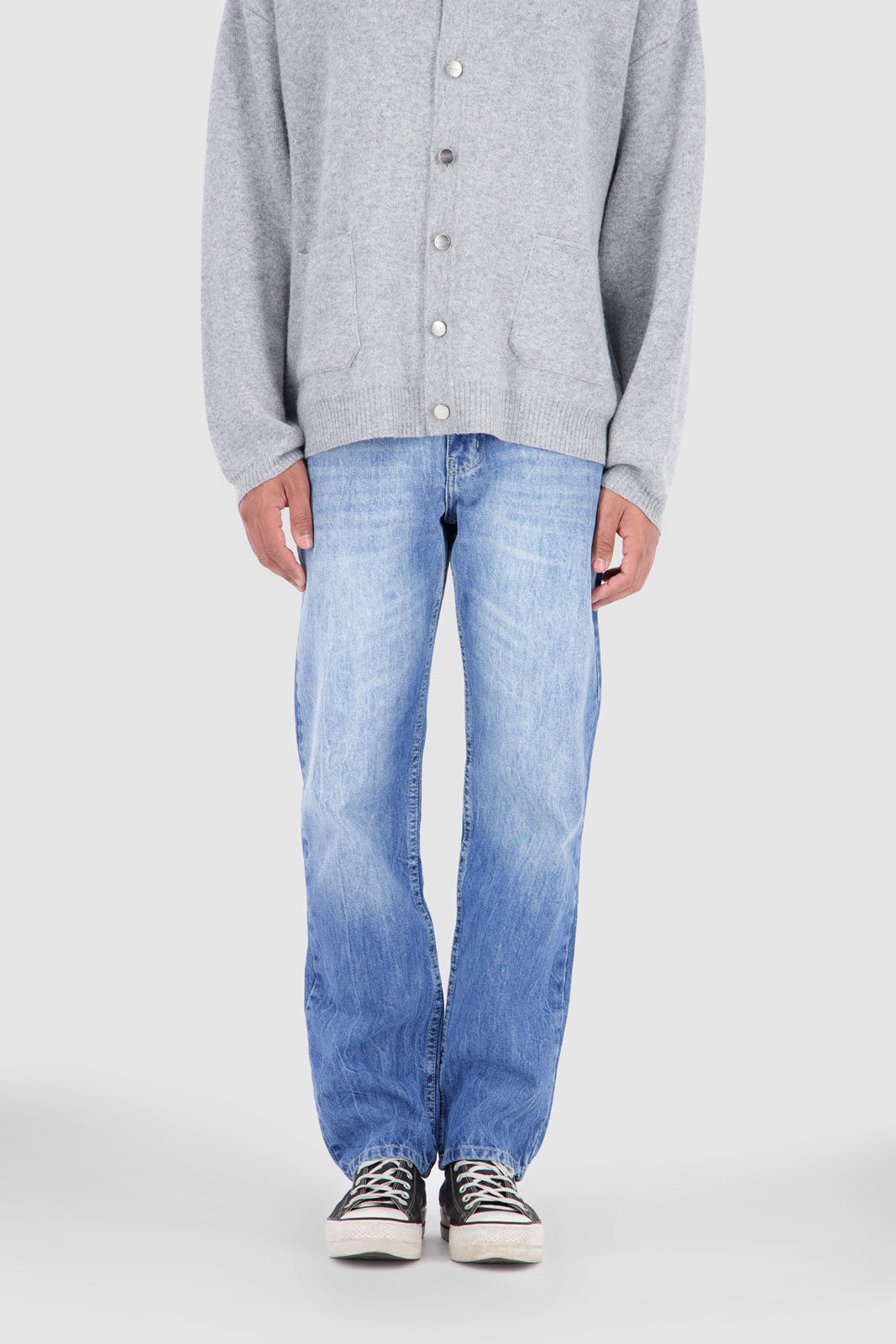 Straight Leg Jeans Blue