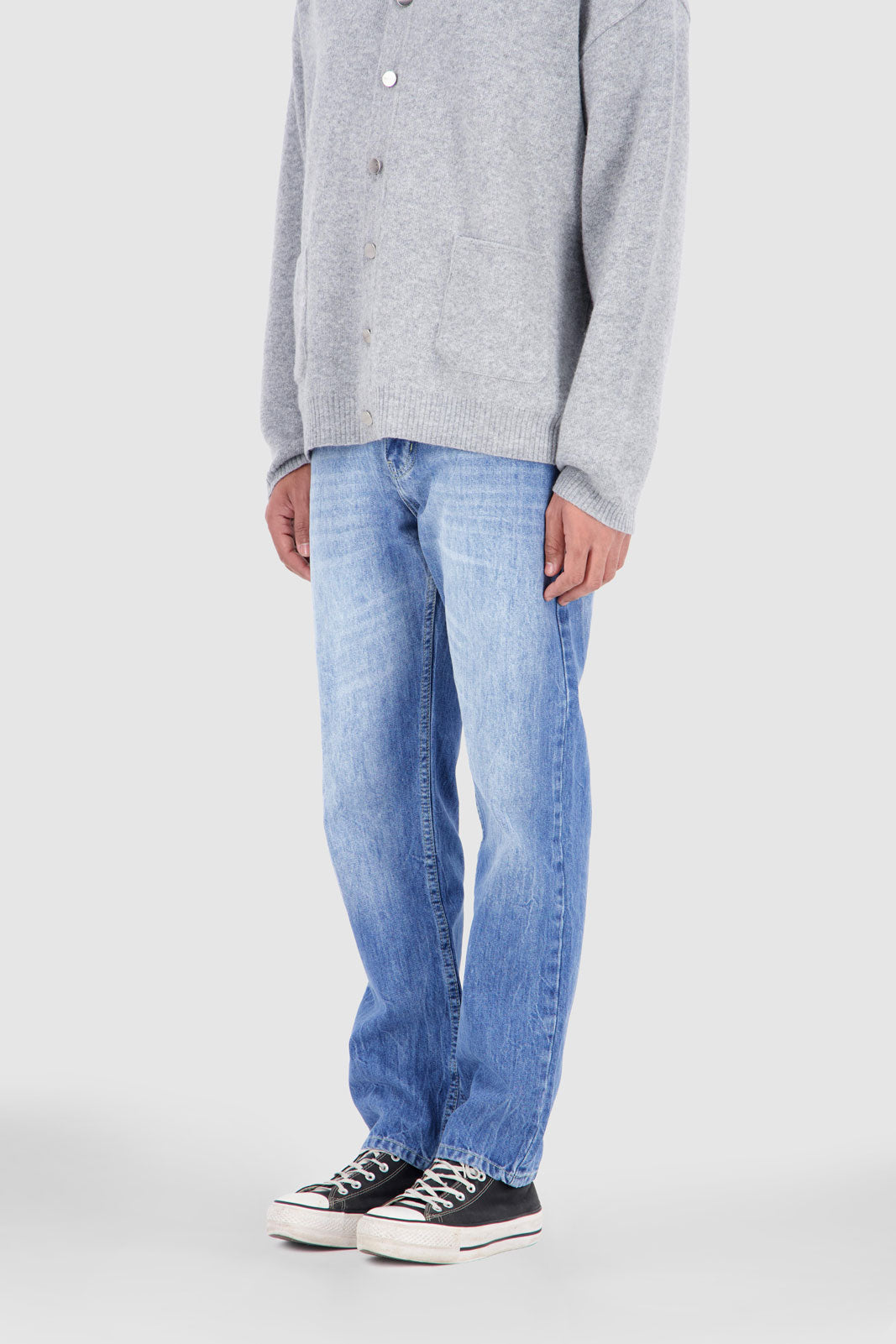 Straight Leg Jeans Blue