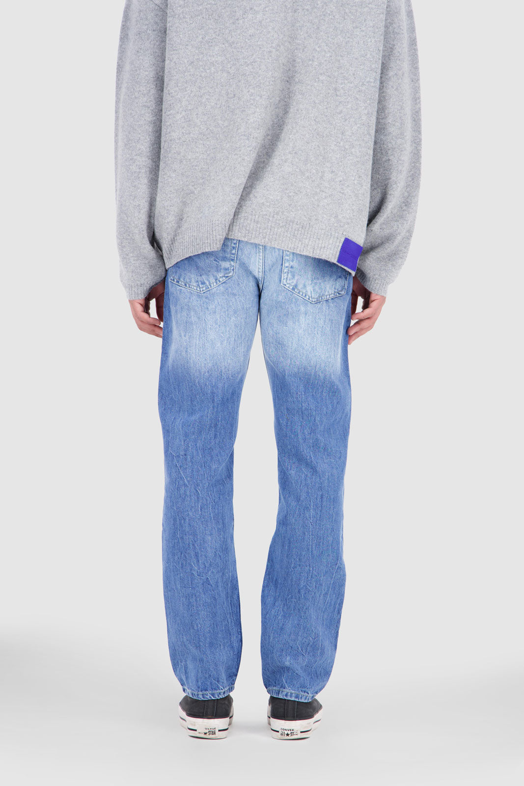 Straight Leg Jeans Blue