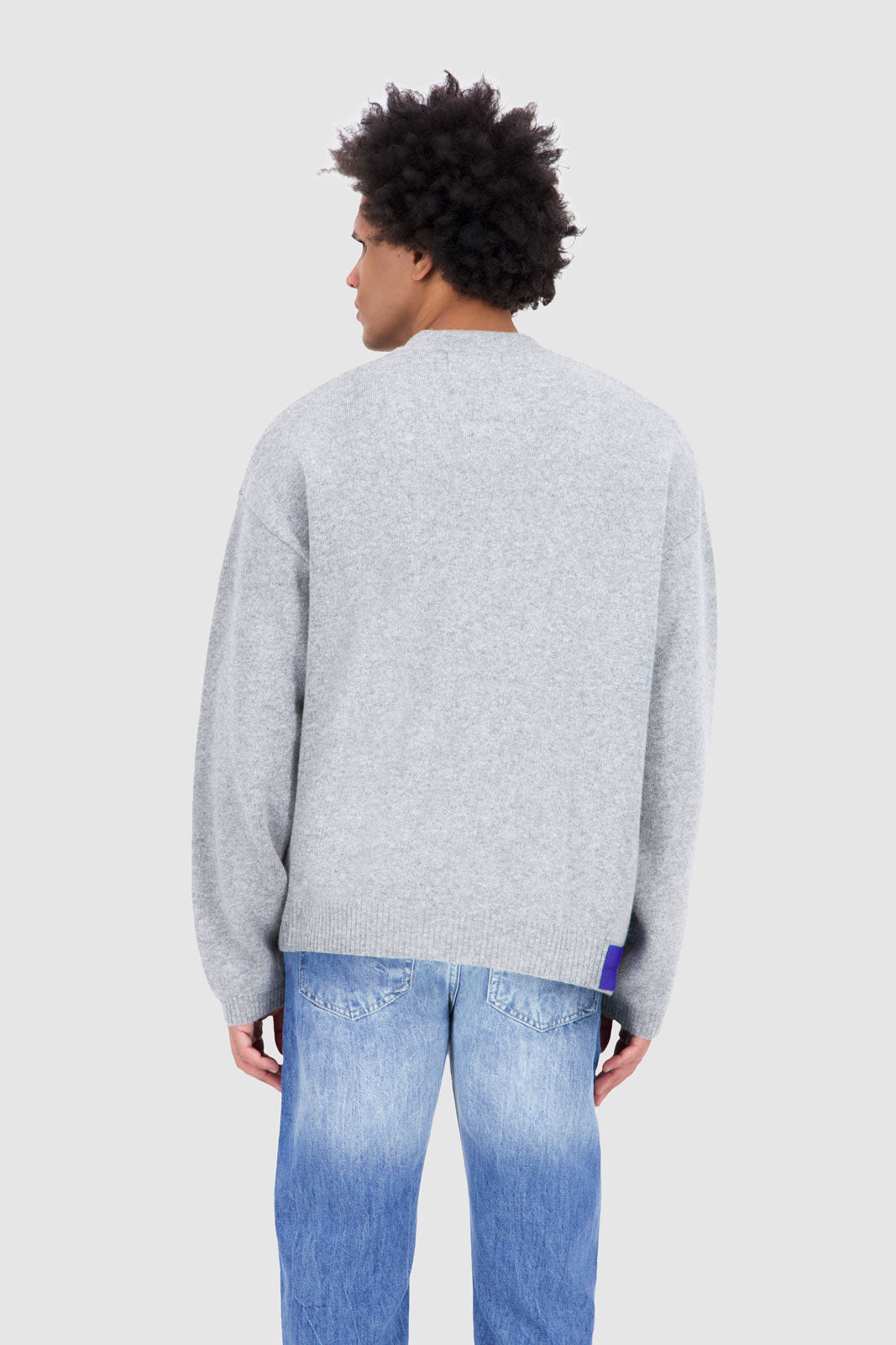 Oma Plain Cardigan - Ultimate Grey