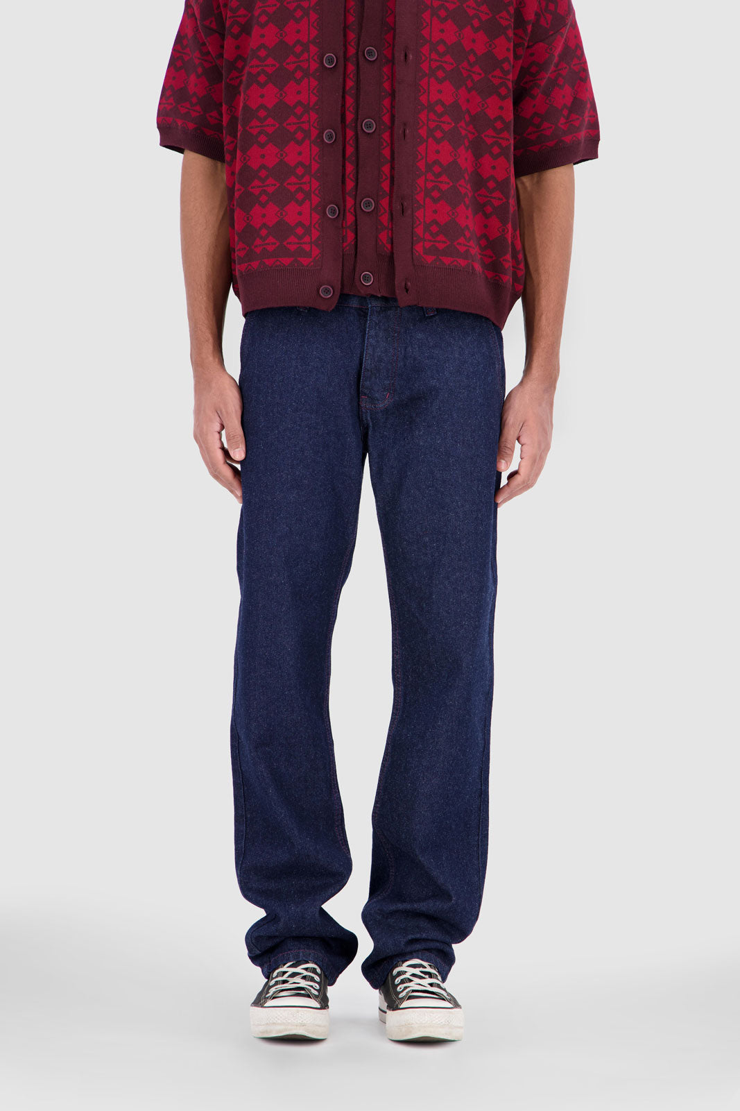 Men's Straight Leg Jeans - Midnight Wash