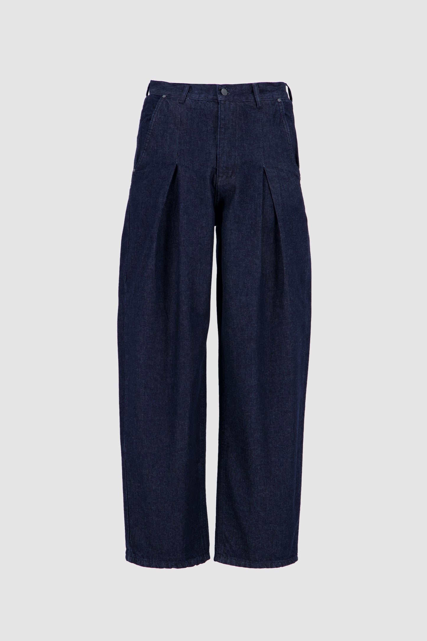 Denim Trousers Raw Navy