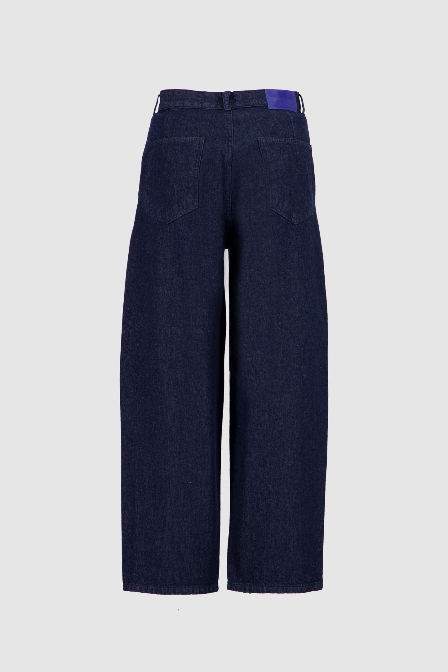 Denim Trousers Raw Navy