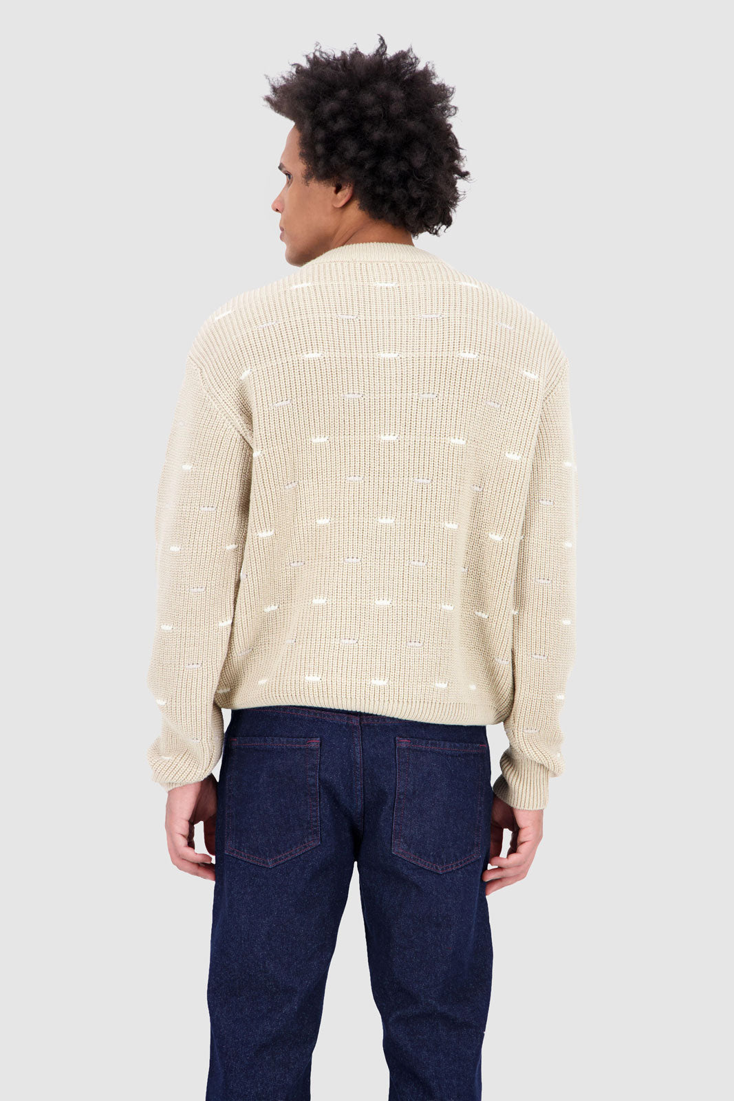 Spot On Pullover Beige