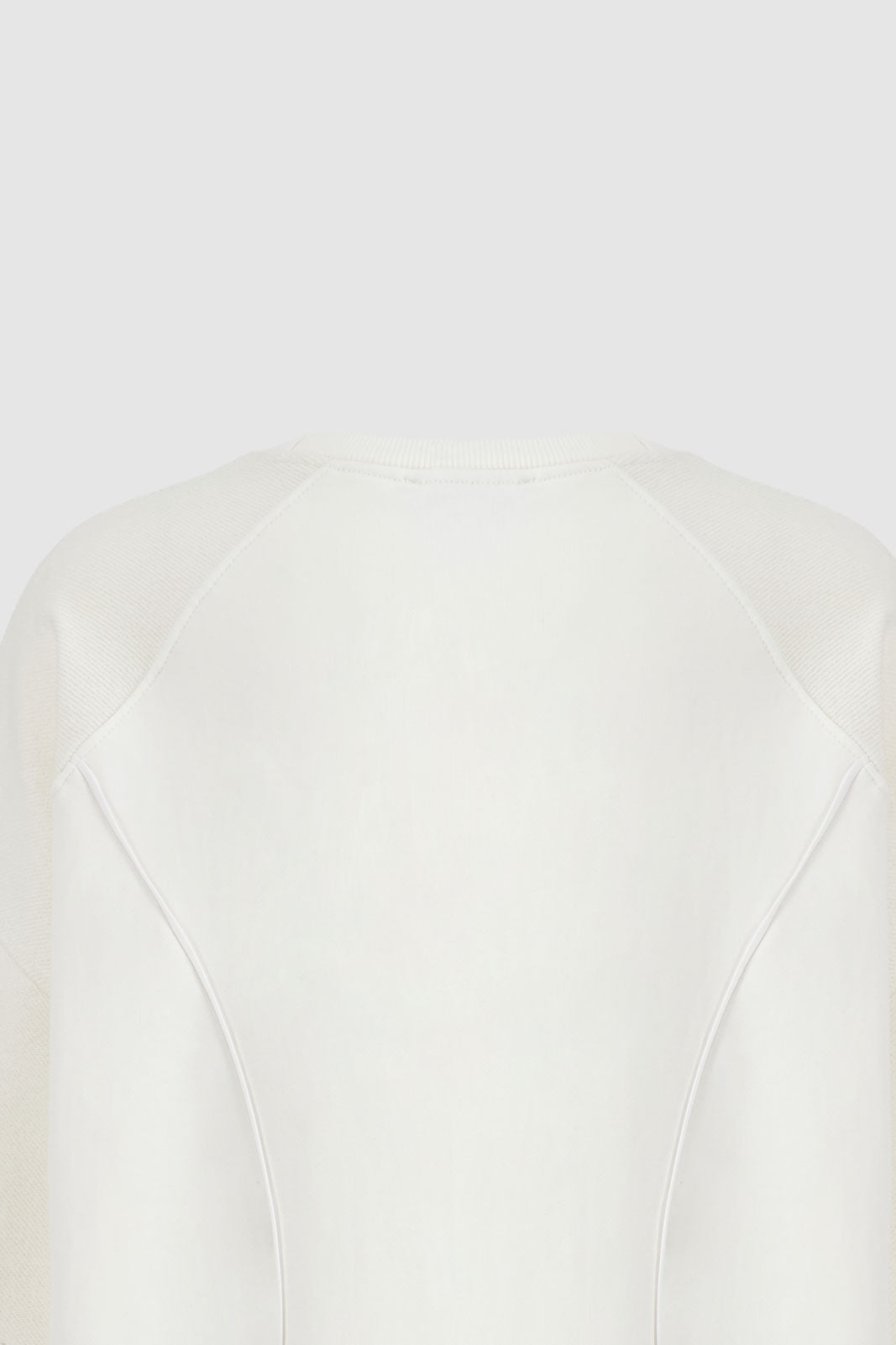 Paneled Sweatshirt - Beige