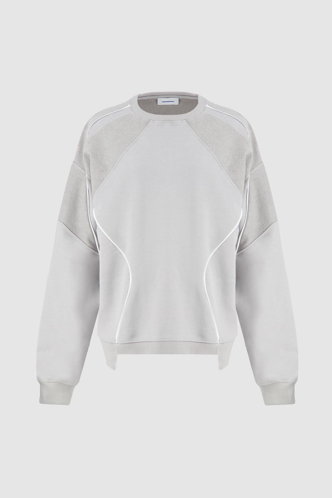 Paneled Sweatshirt - Grey