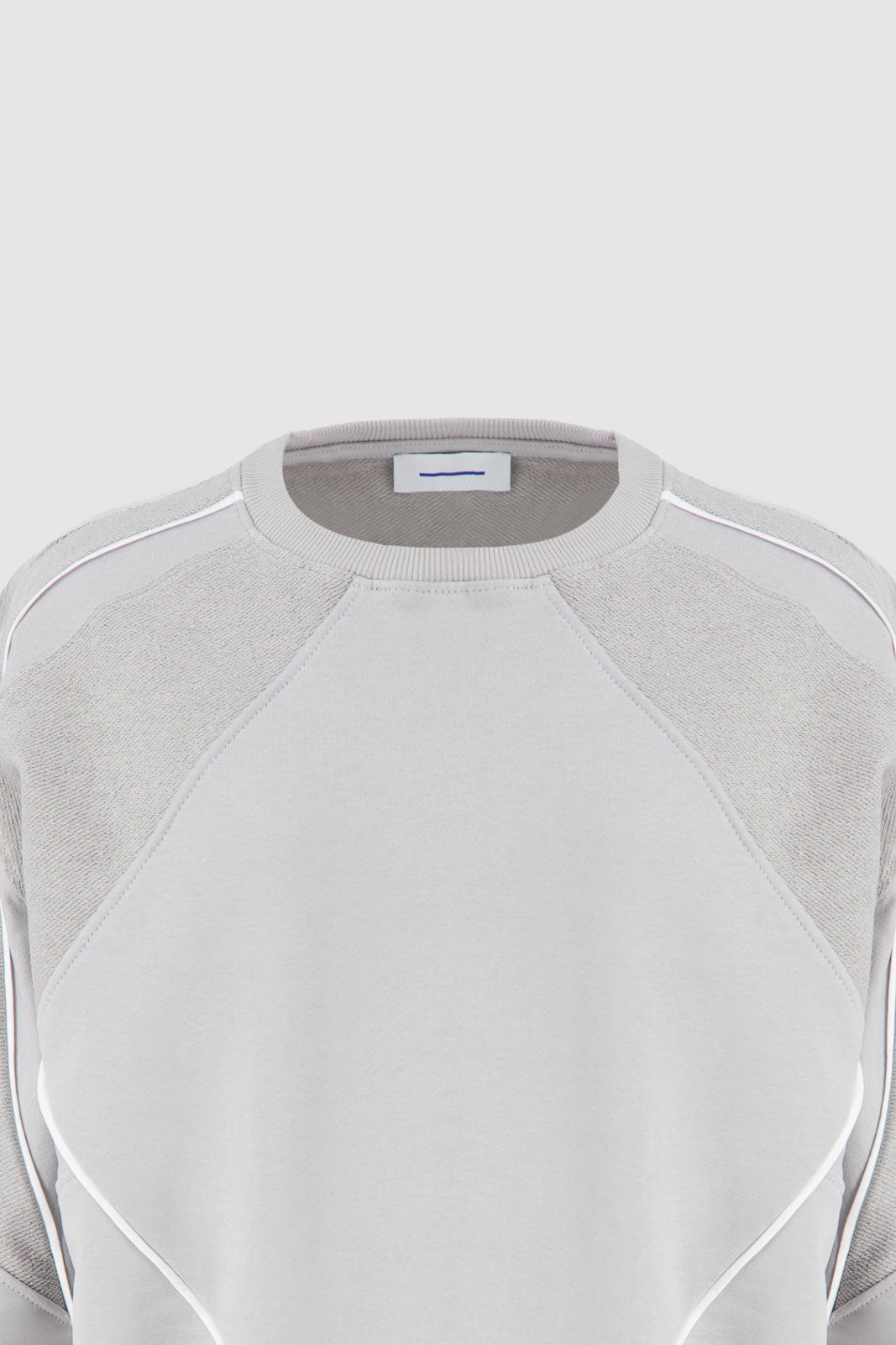 Paneled Sweatshirt - Grey
