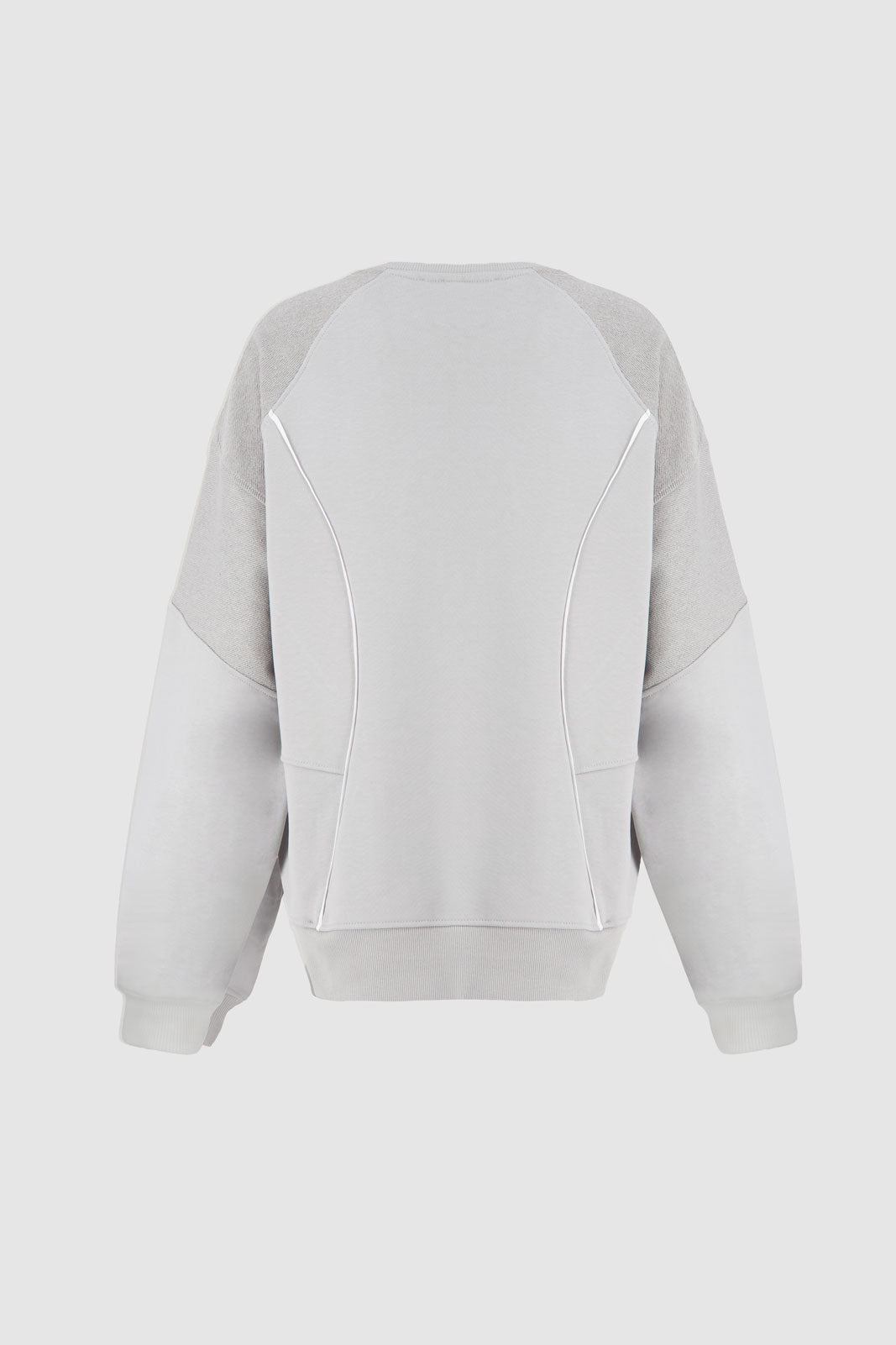 Paneled Sweatshirt - Grey