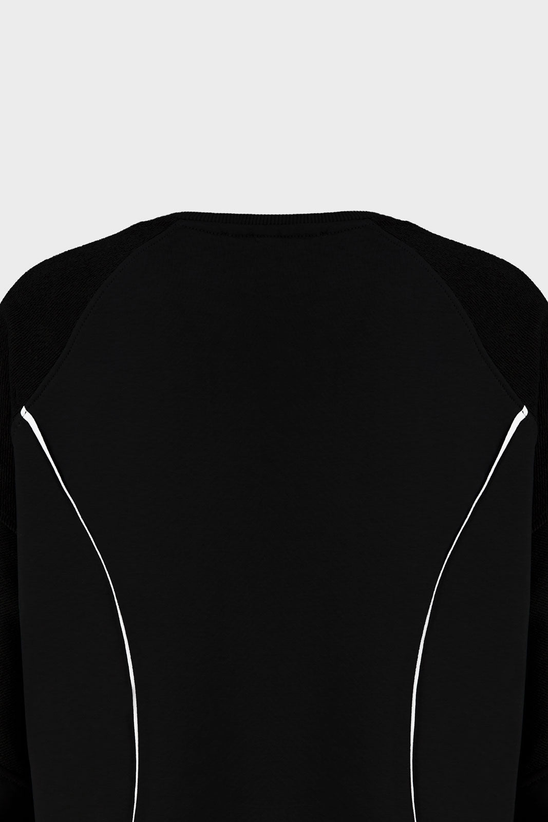 Paneled Sweatshirt - Black