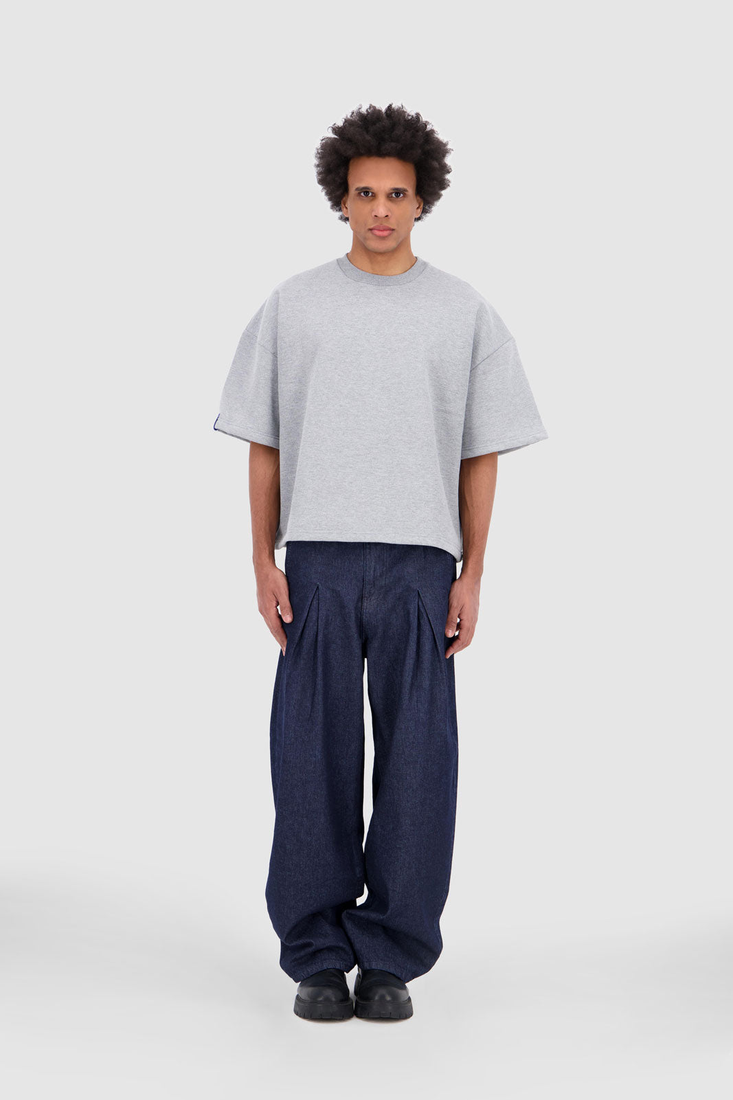 Drop Down Shoulder T-shirt Grey