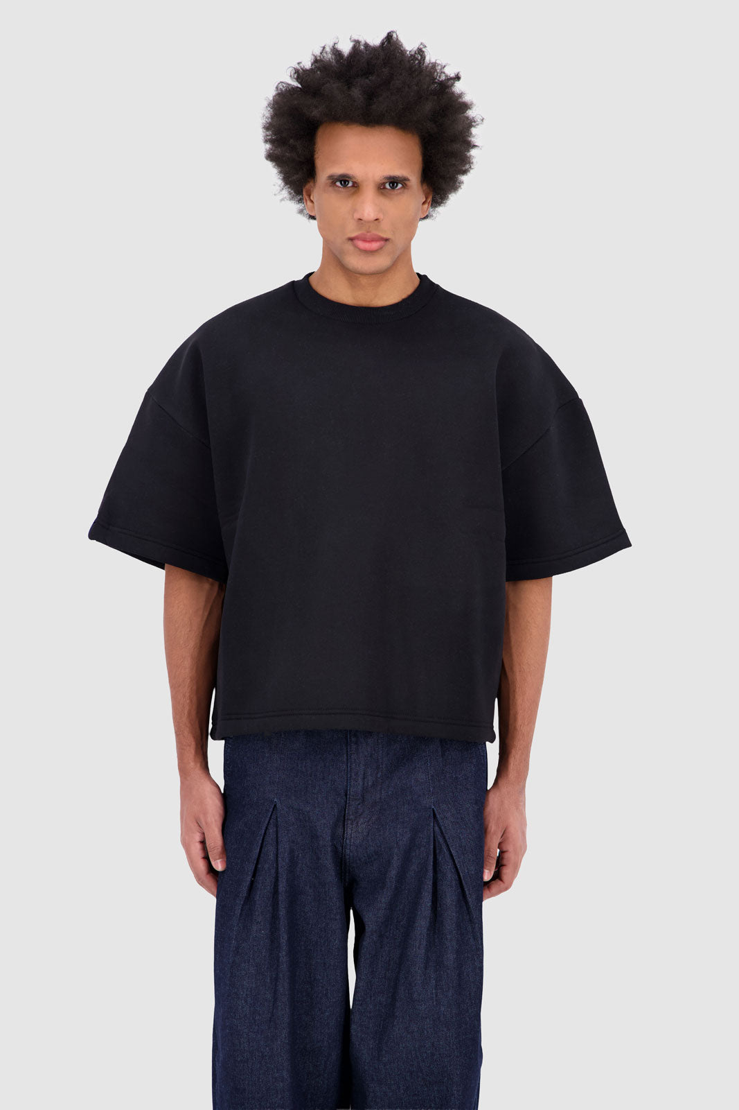 Drop Down Shoulder T-shirt Black
