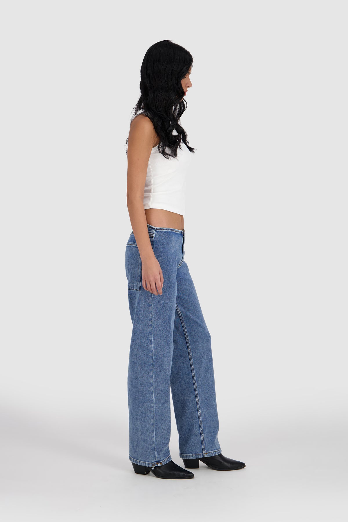 Square Pocket Jeans -LA Blue