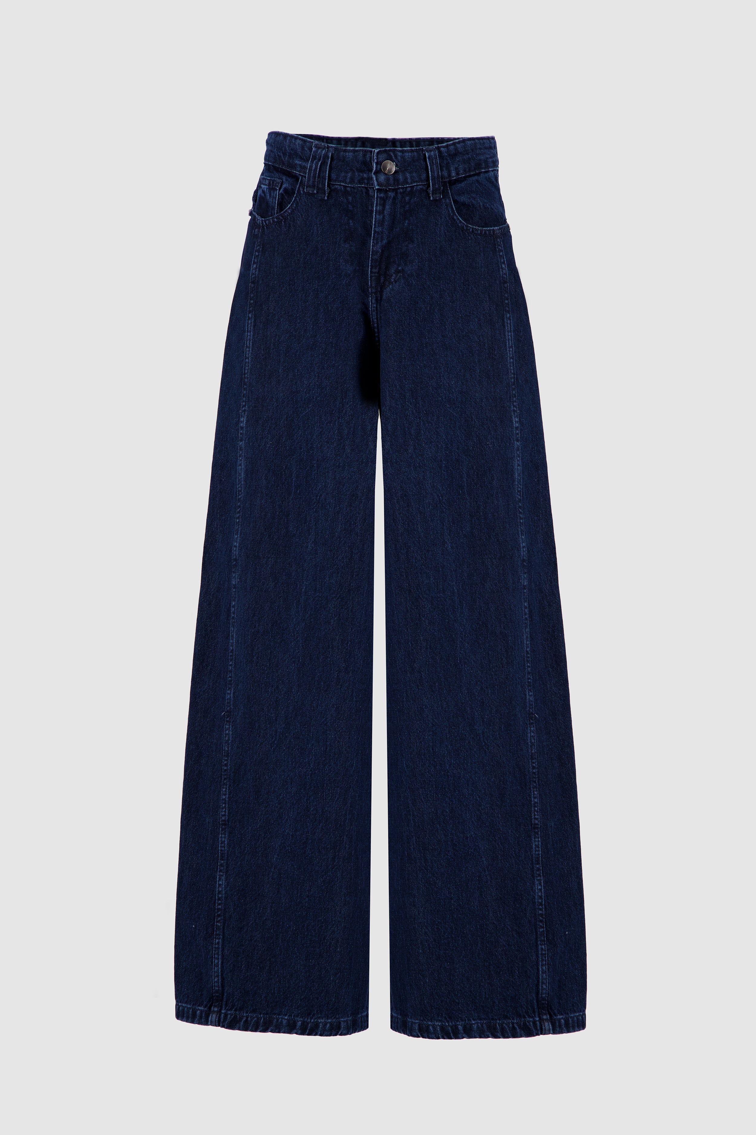 Extra Wide Leg Jeans -Midnight Blue