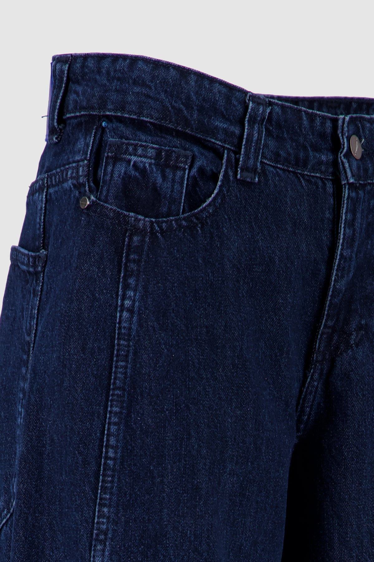 Extra Wide Leg Jeans -Midnight Blue
