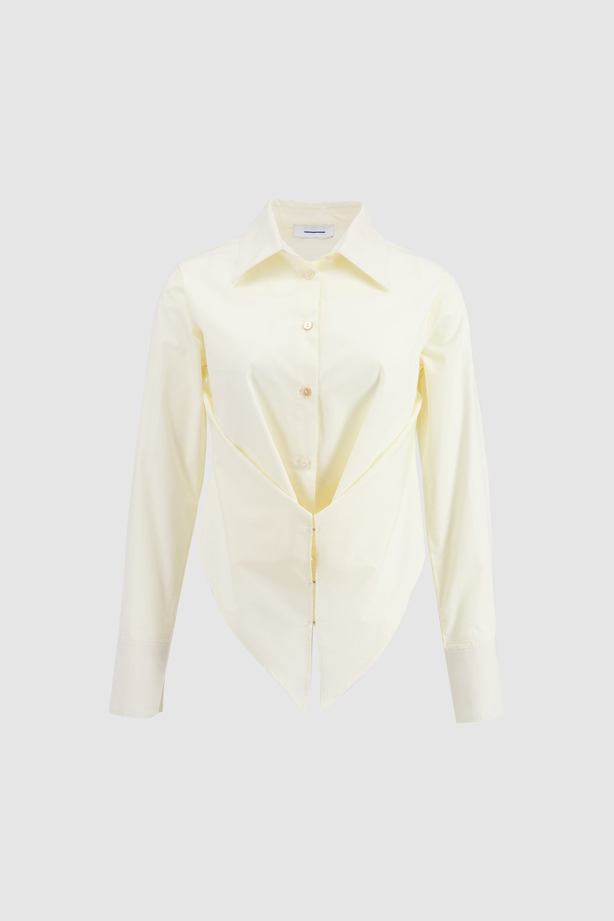 Cinched Waist Shirt -Off White