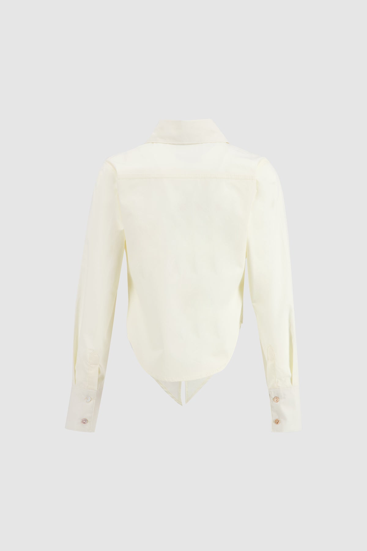 Cinched Waist Shirt -Off White