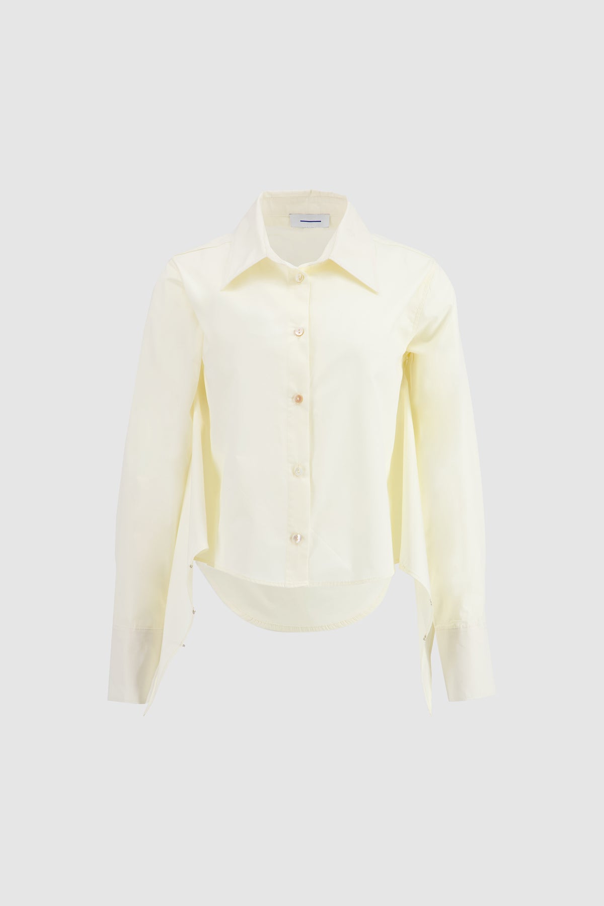Cinched Waist Shirt -Off White
